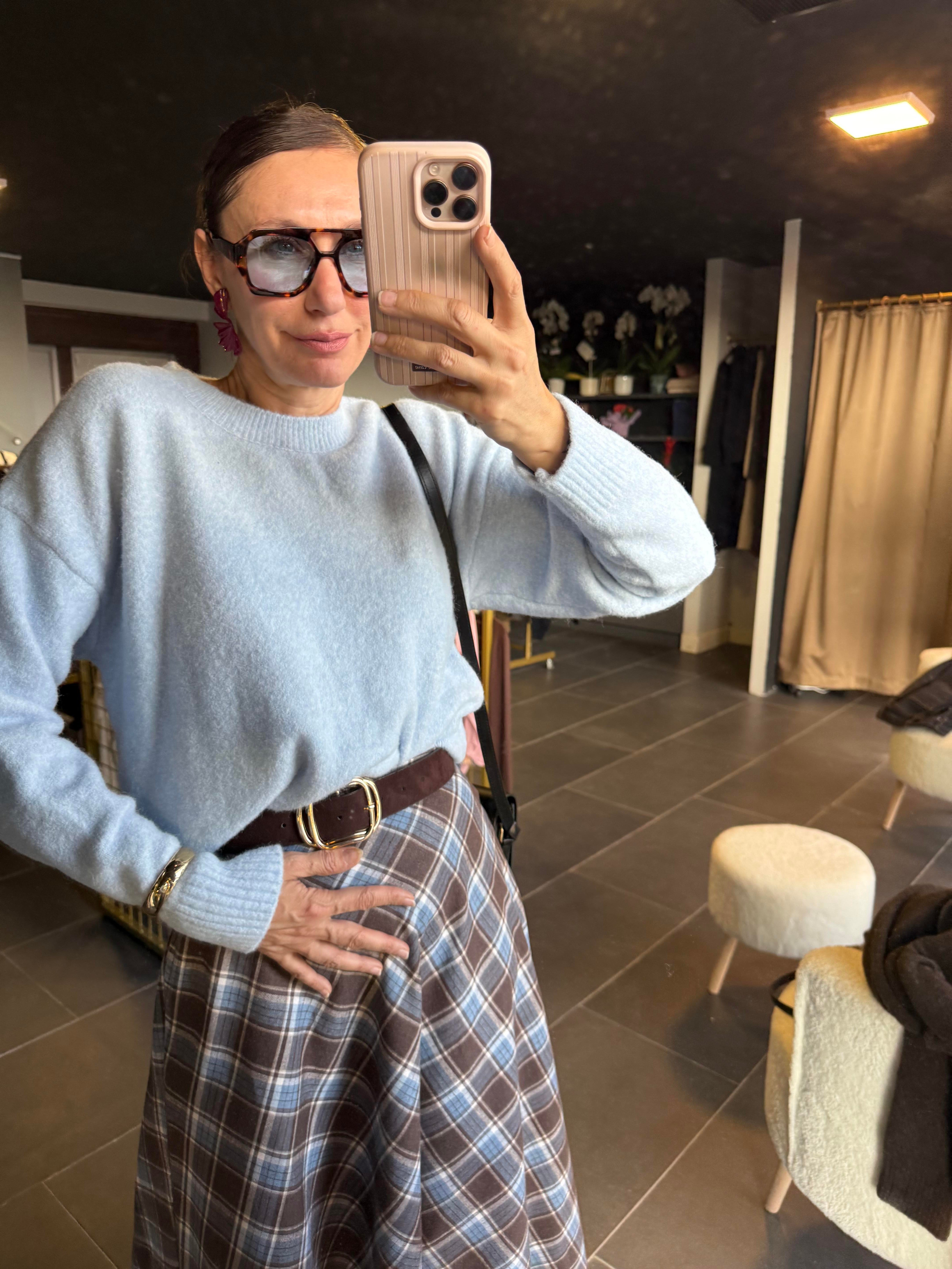 Bebek Mavi Basic Zr Yumoş Kazak