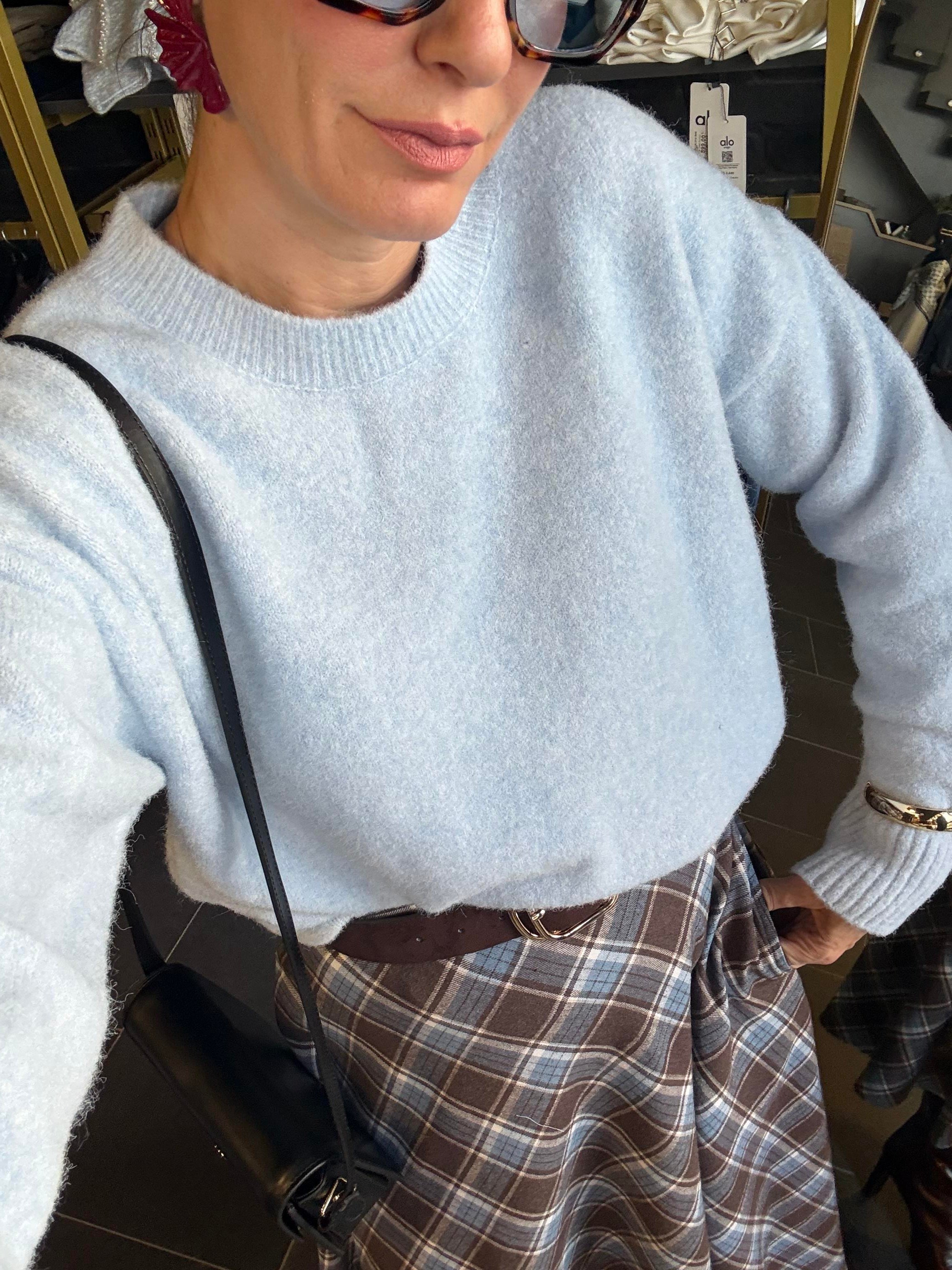 Bebek Mavi Basic Zr Yumoş Kazak