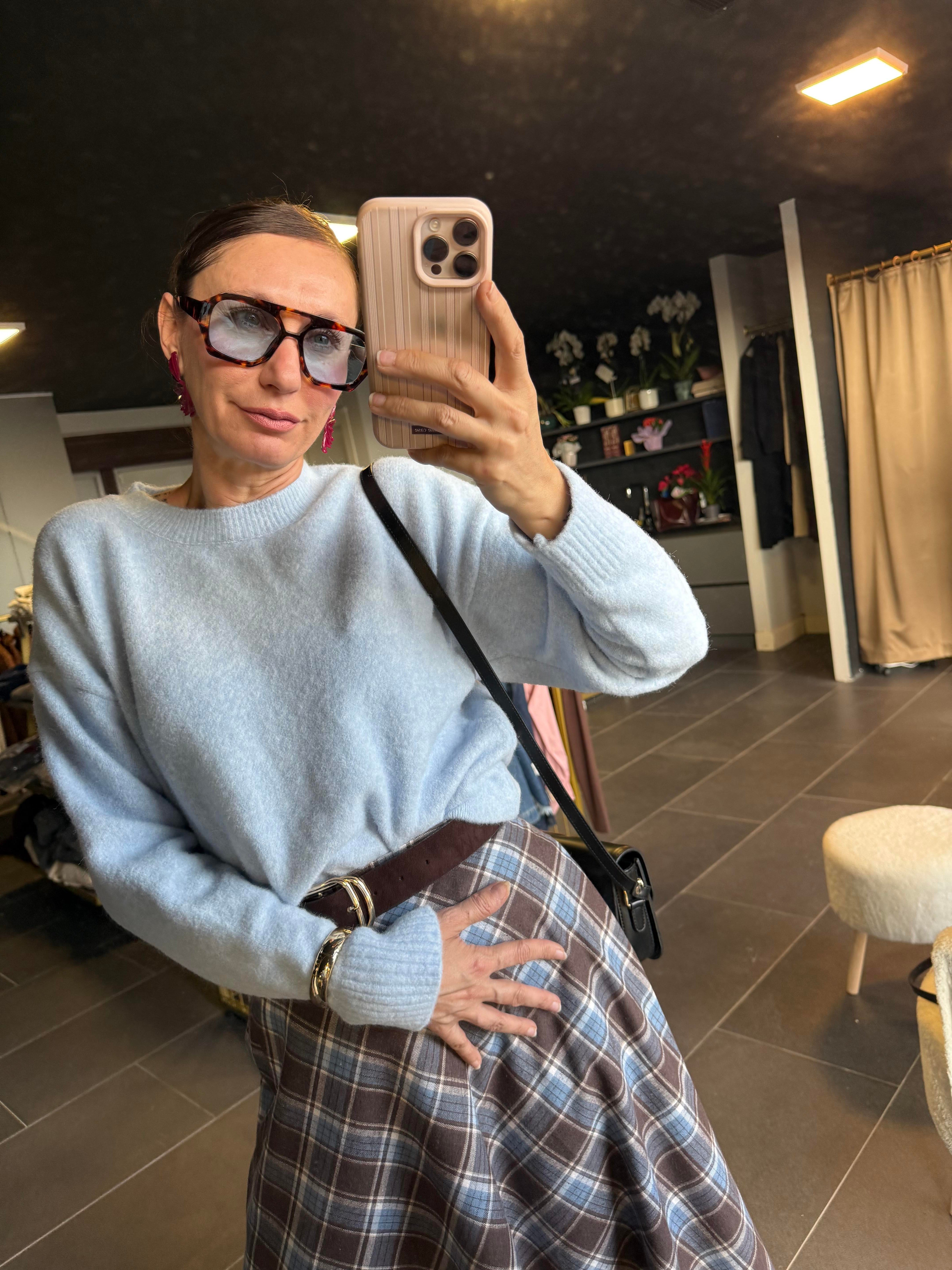 Bebek Mavi Basic Zr Yumoş Kazak