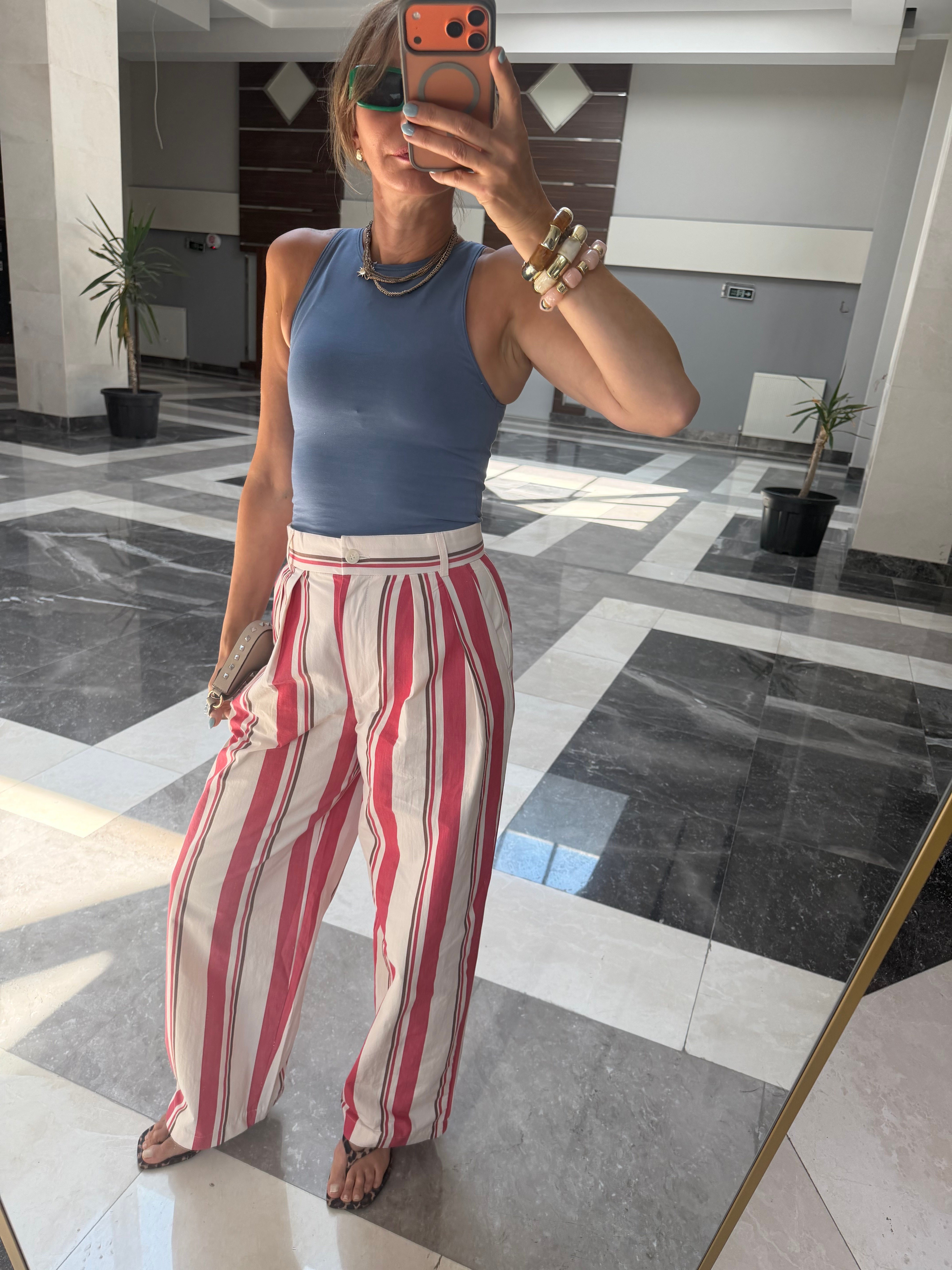 Bebek Mavi Halter Yaka Atlet