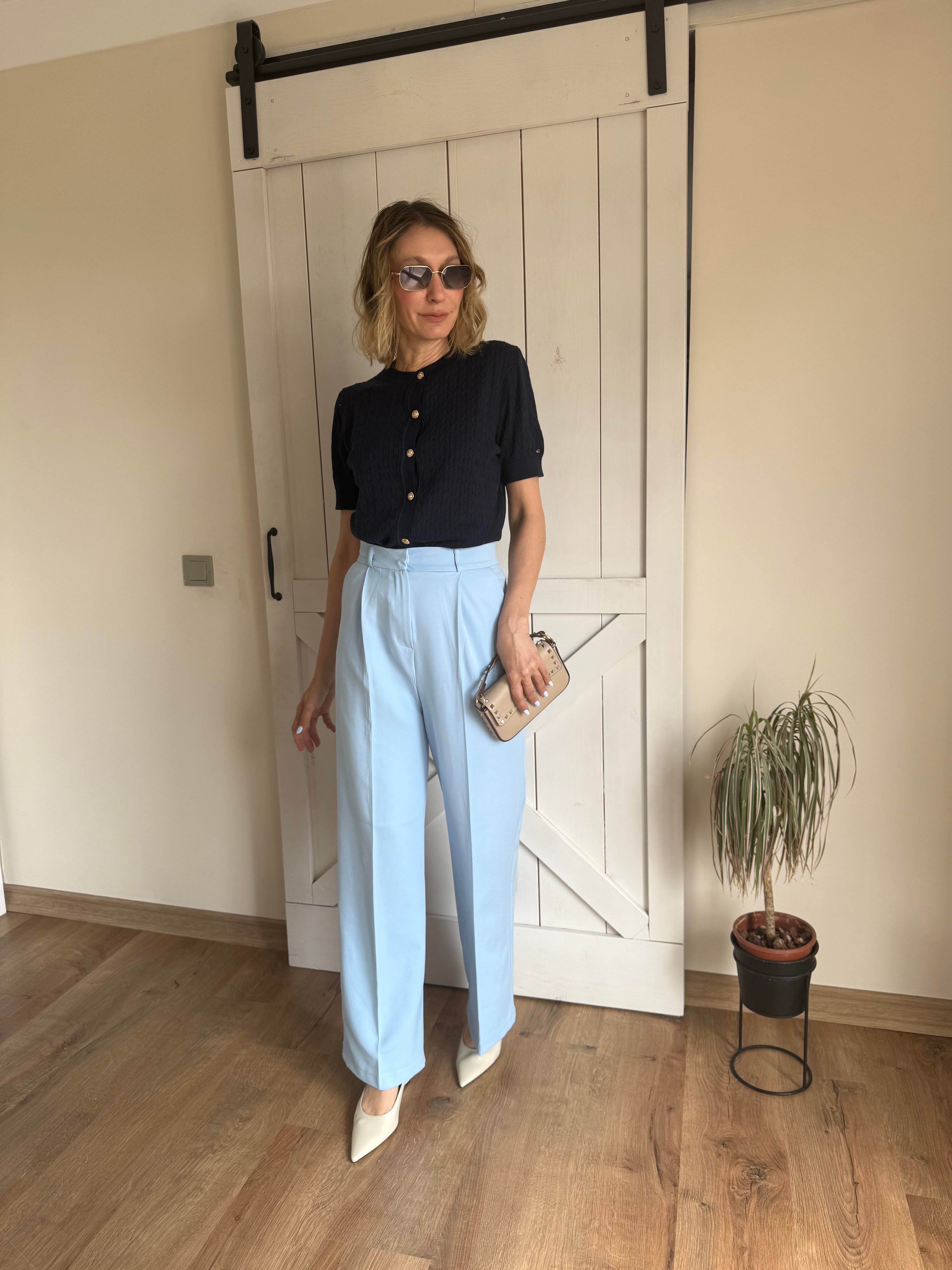 Bebek Mavi Palazzo Pantolon