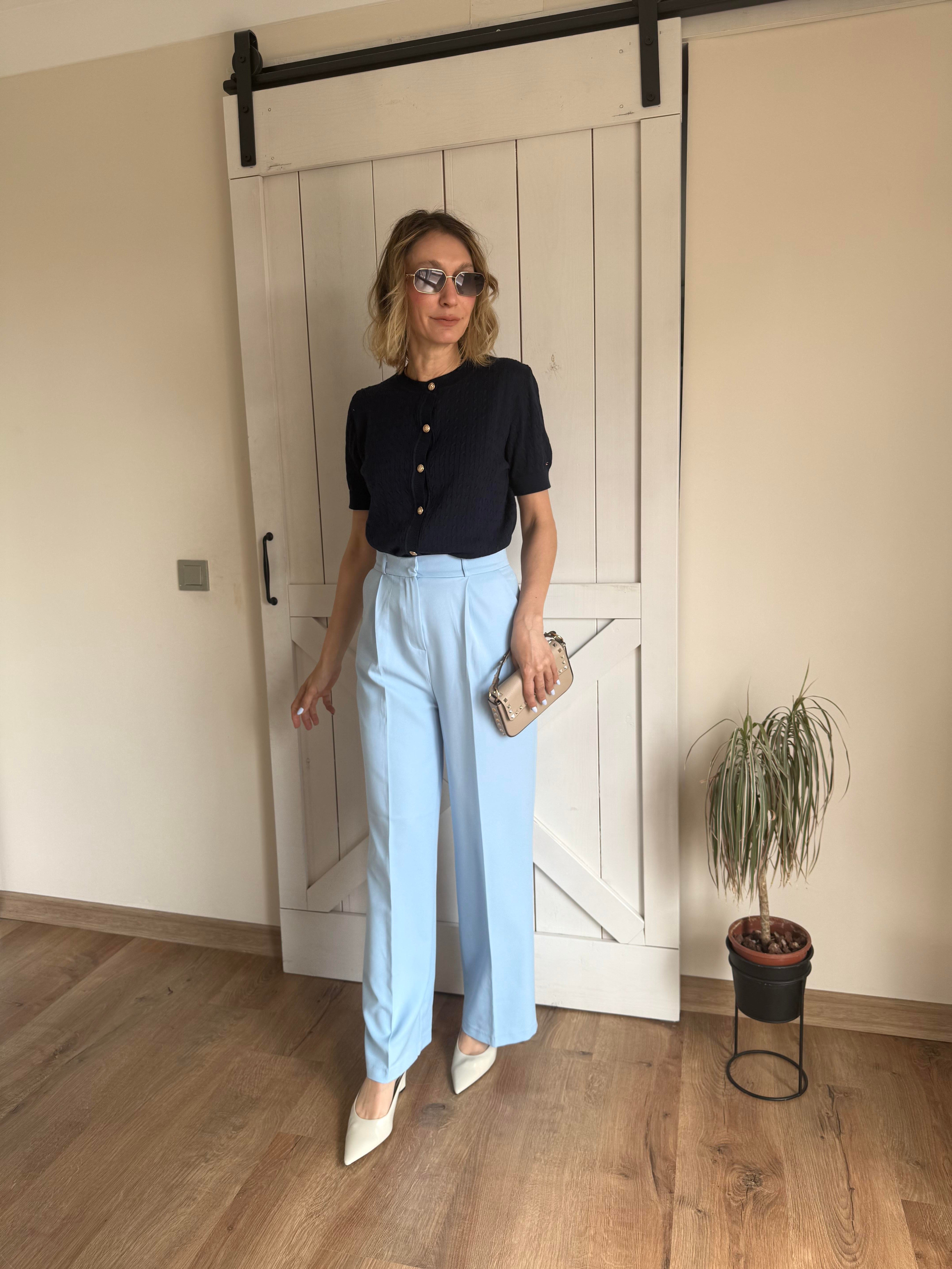 Bebek Mavi Palazzo Pantolon