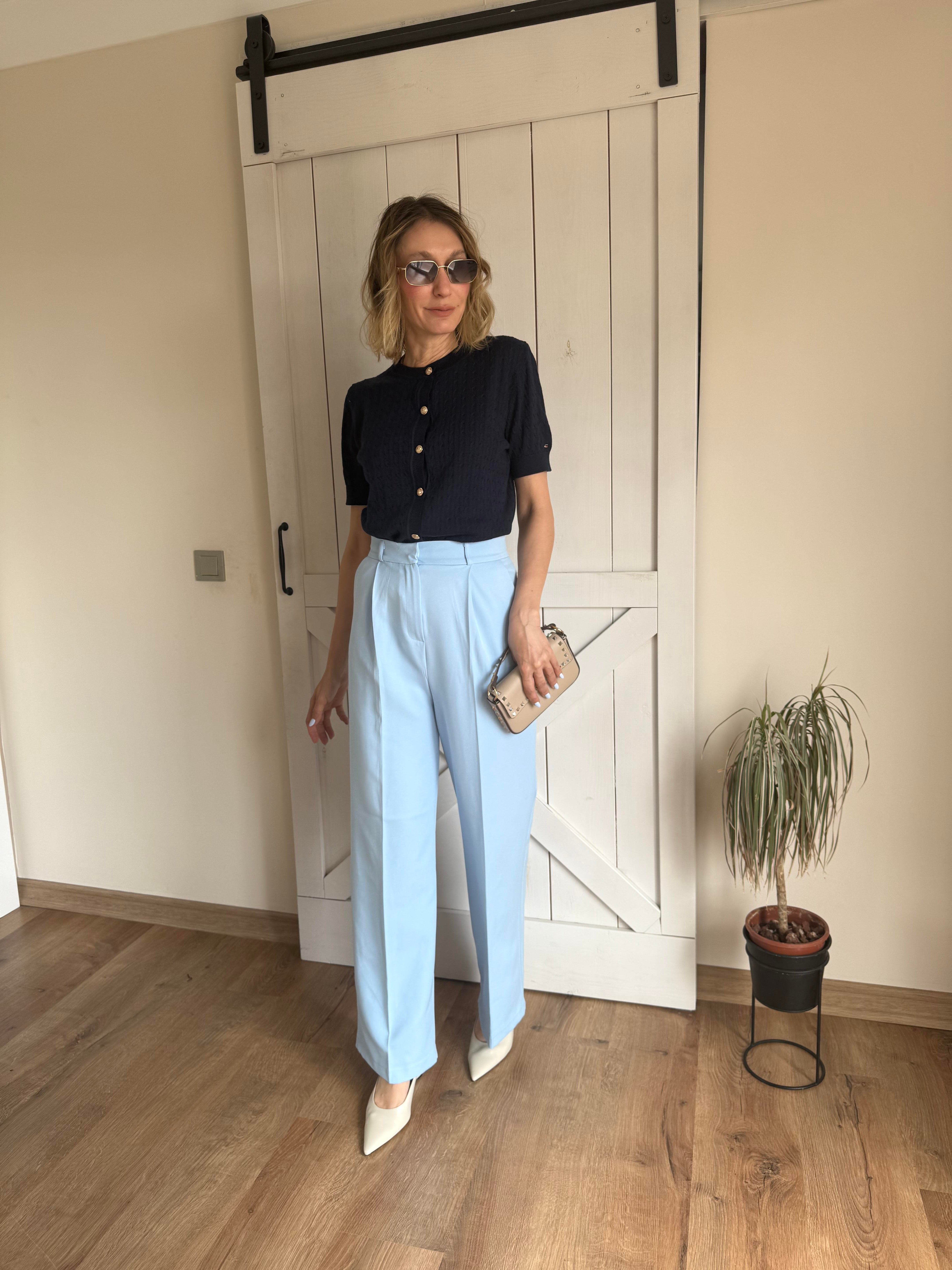 Bebek Mavi Palazzo Pantolon