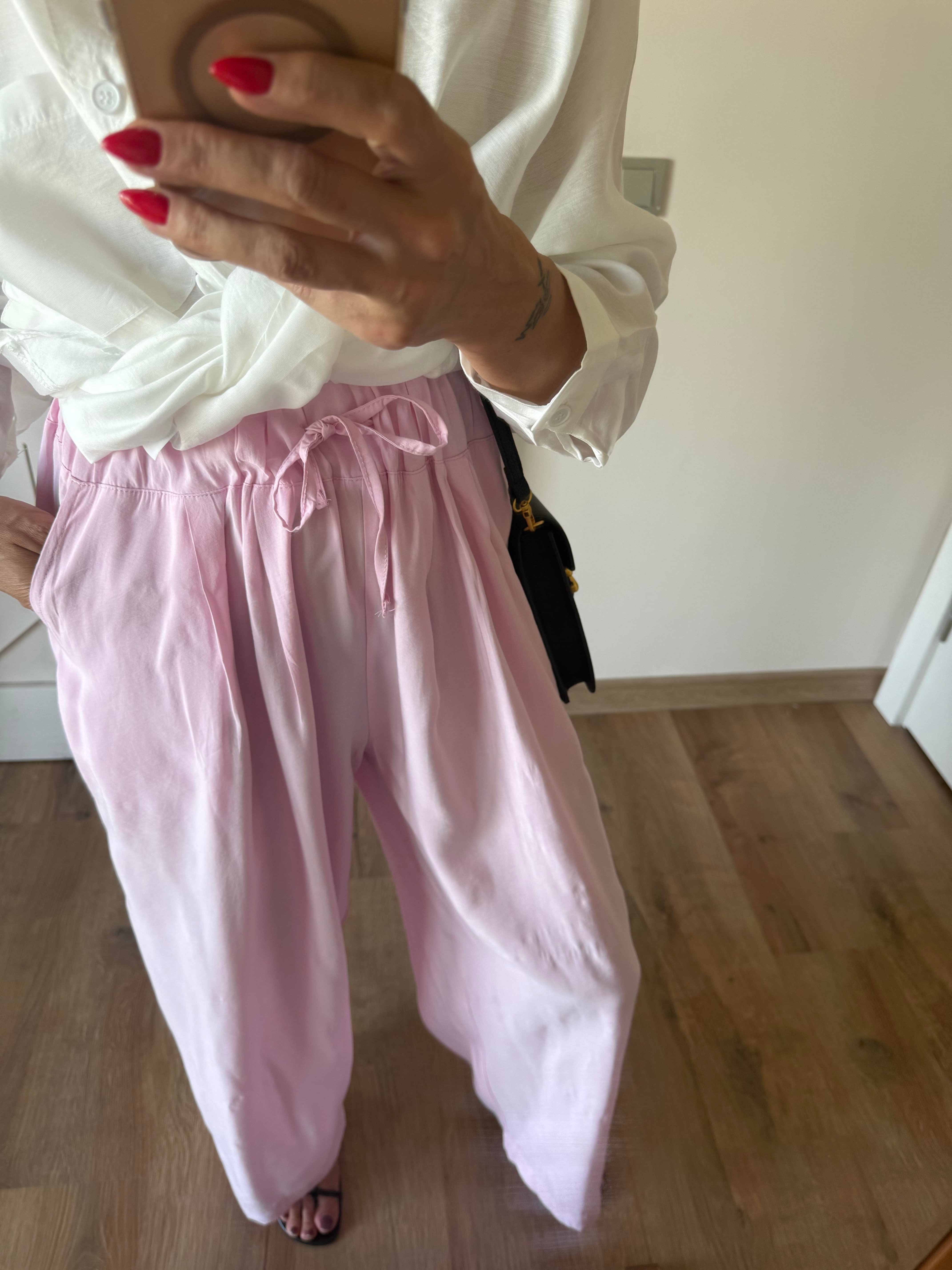 Beli Büzgülü Pamuk Şeker Pantolon