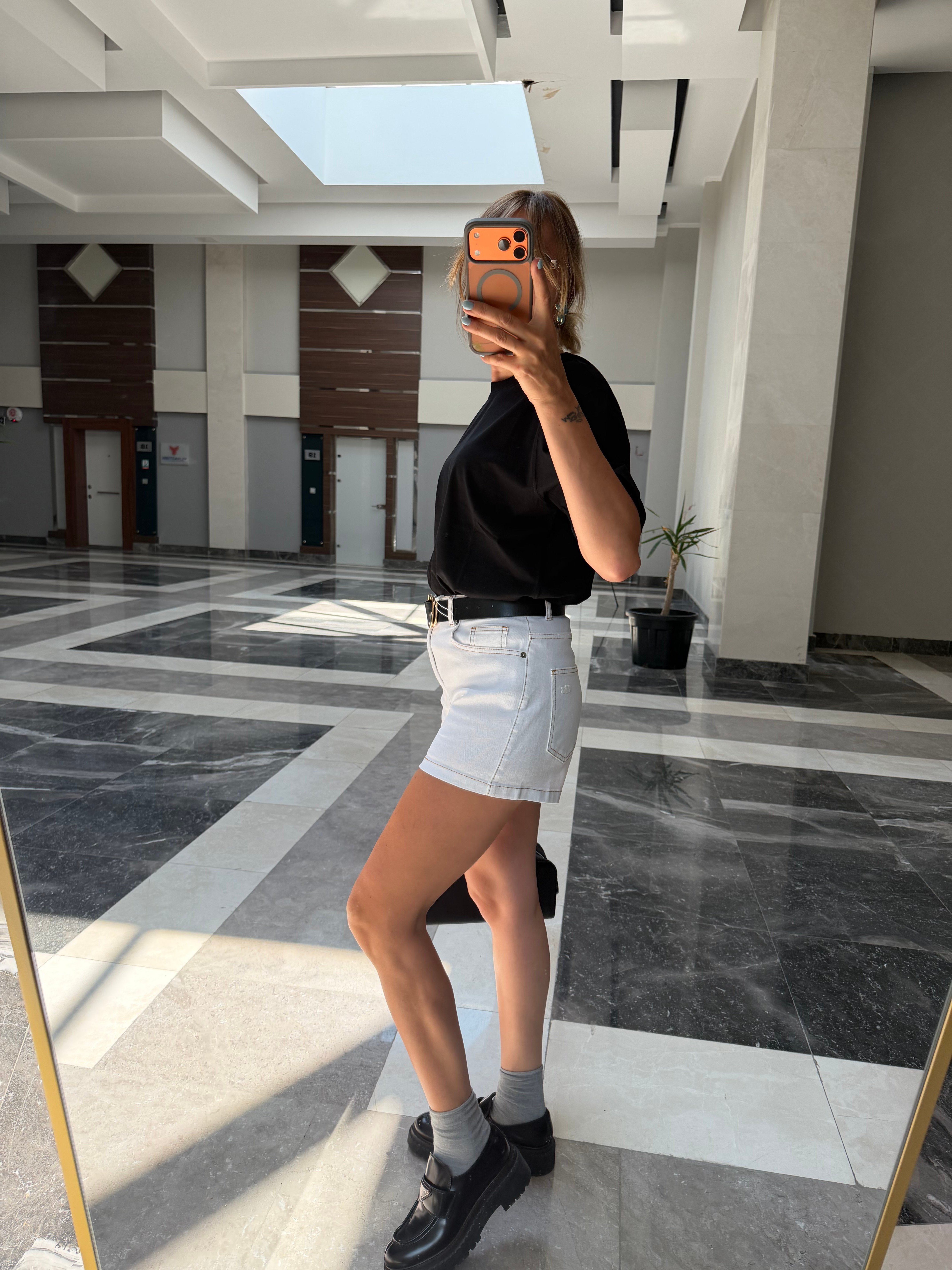 Beyaz Lcs Denim Şort
