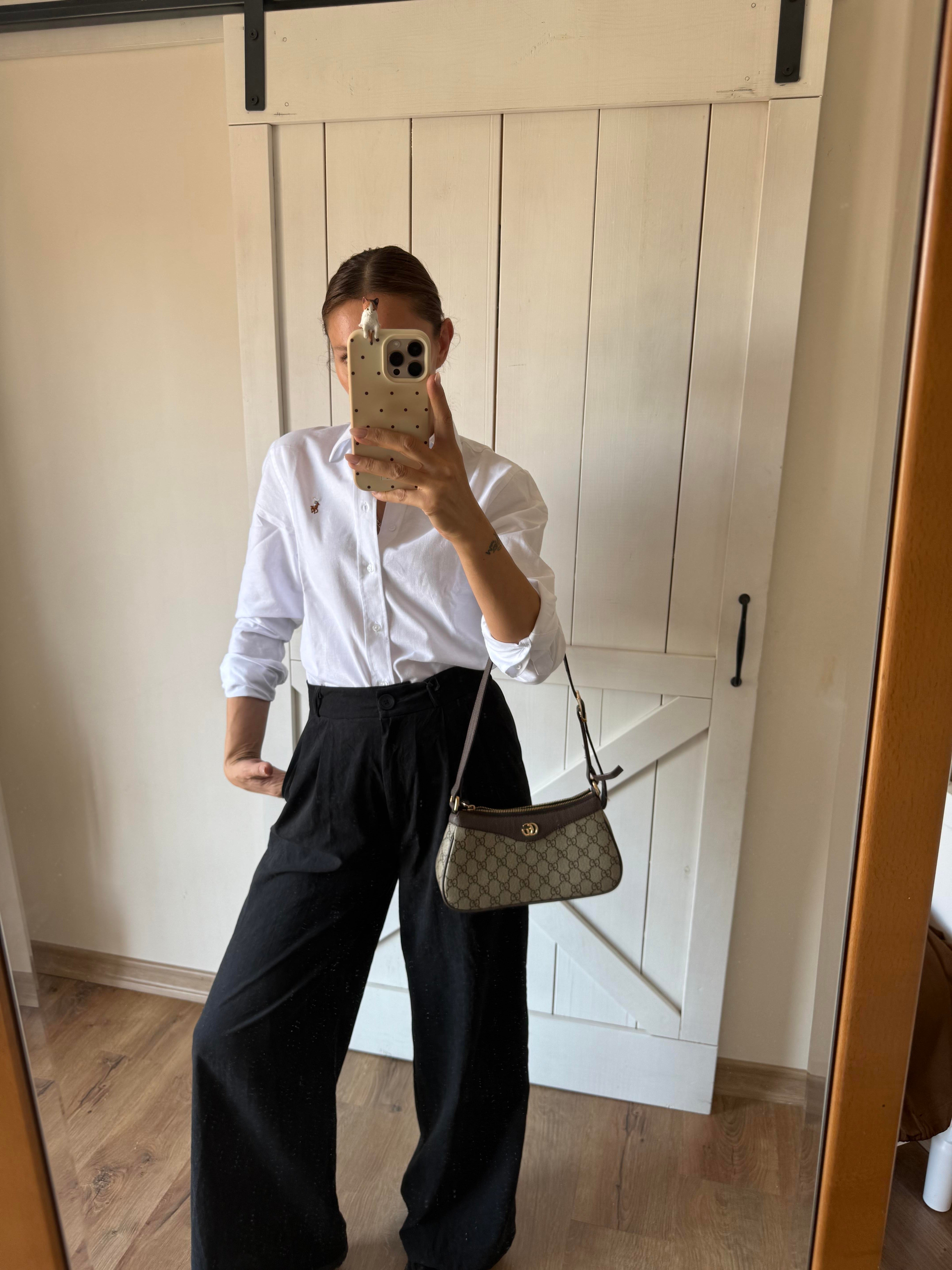 Beyaz Oxford Gömlek