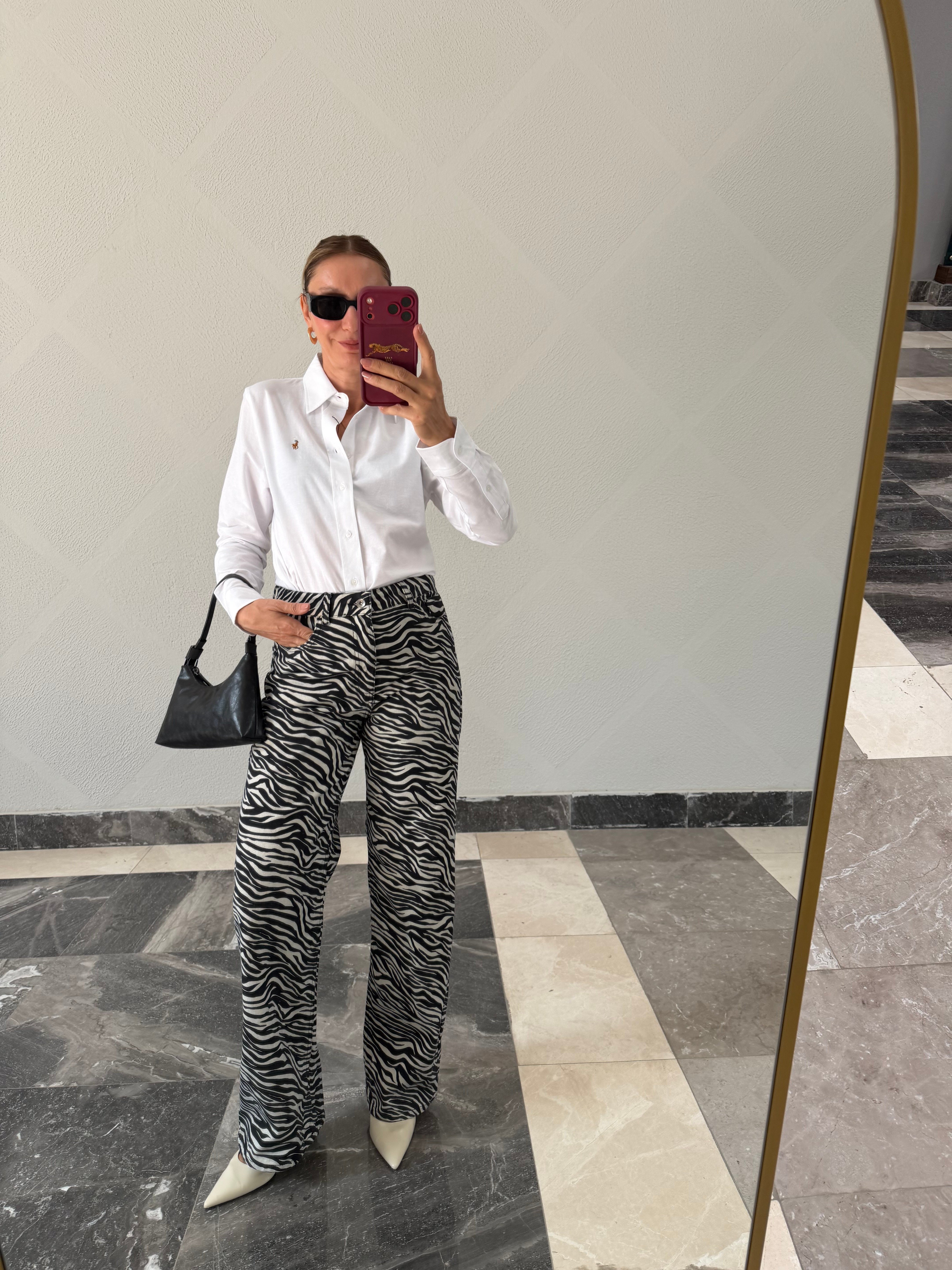 Beyaz Premium Pamuklu Oxford Gömlek