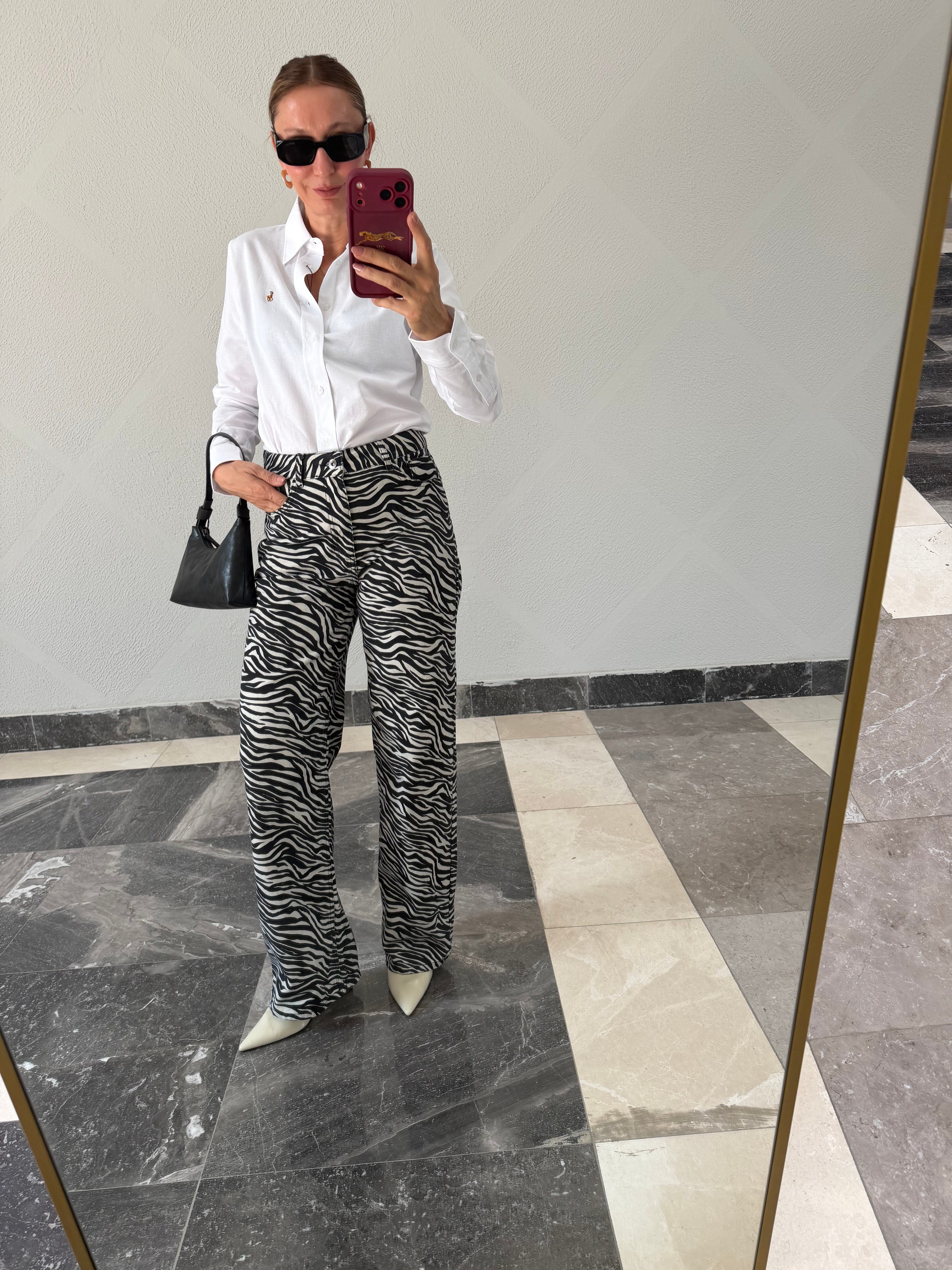 Beyaz Premium Pamuklu Oxford Gömlek