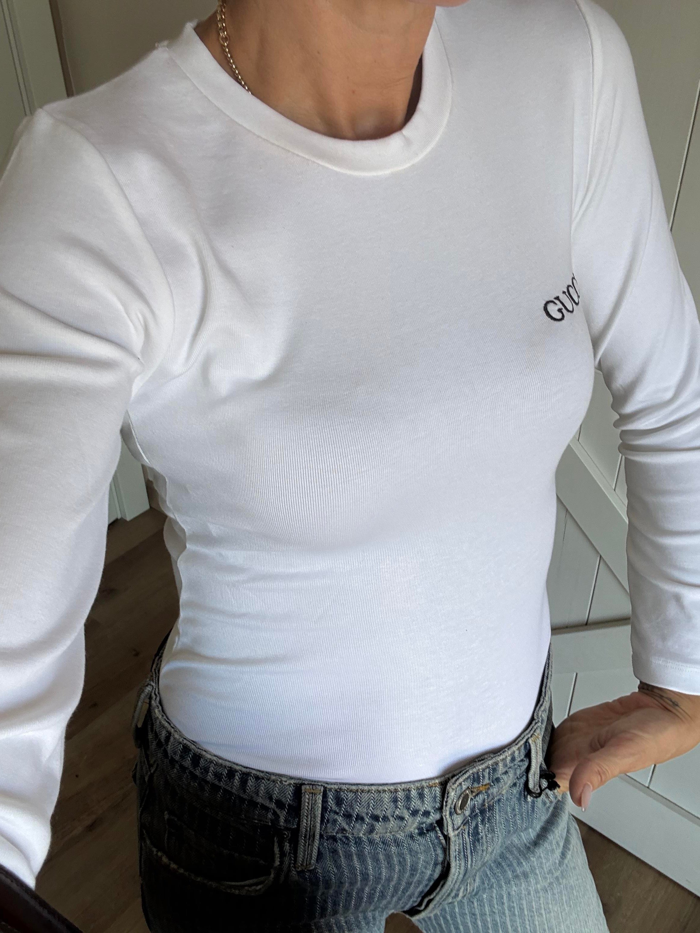 Beyaz Uzun Kollu Basic Gcc
