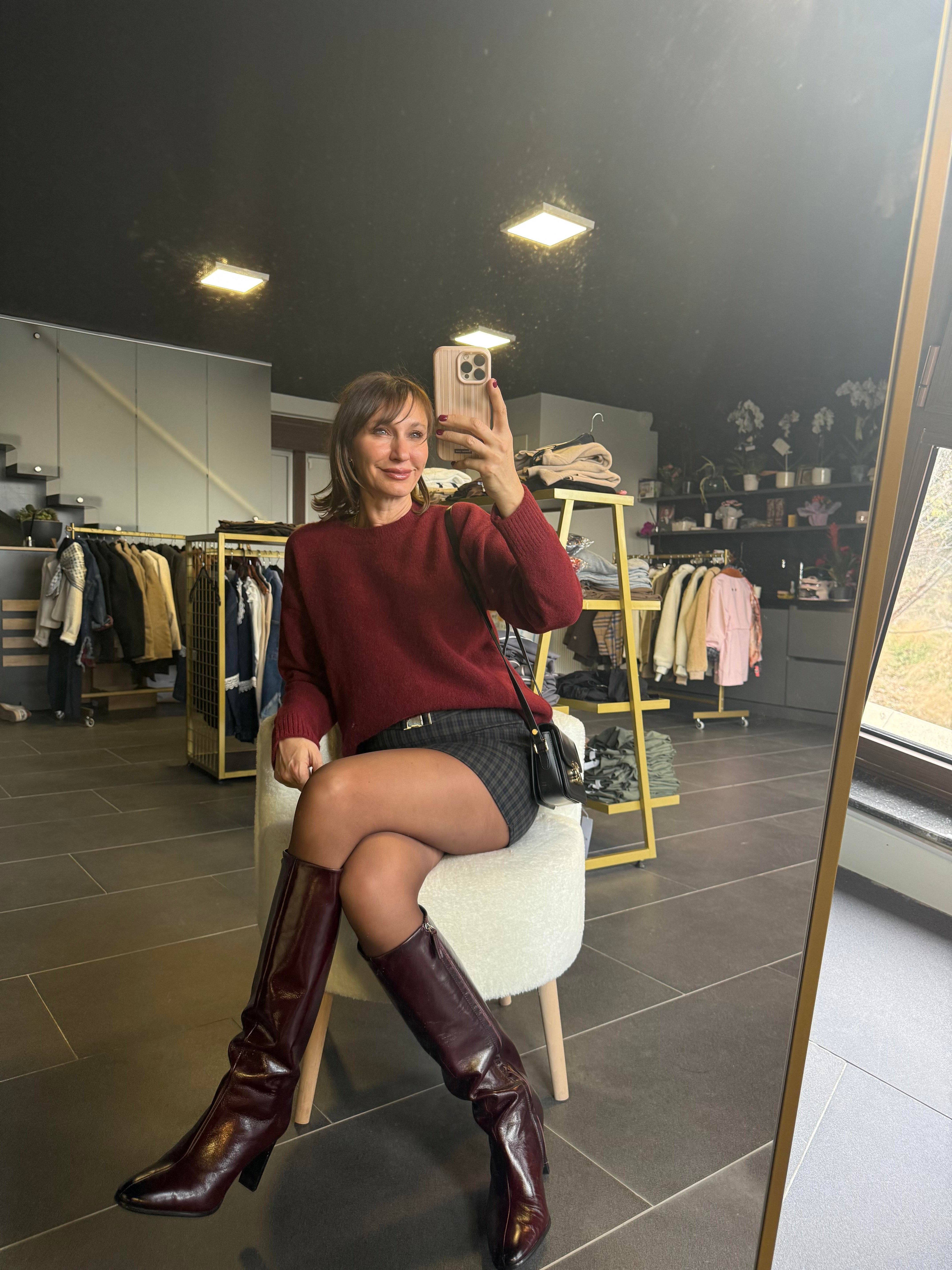 Bordo Basic Zr Yumoş Kazak