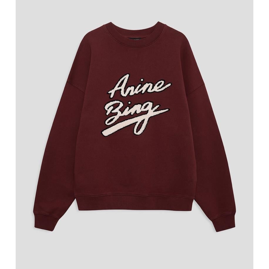 Bordo Bing Rahat Kesim Sweatshirt