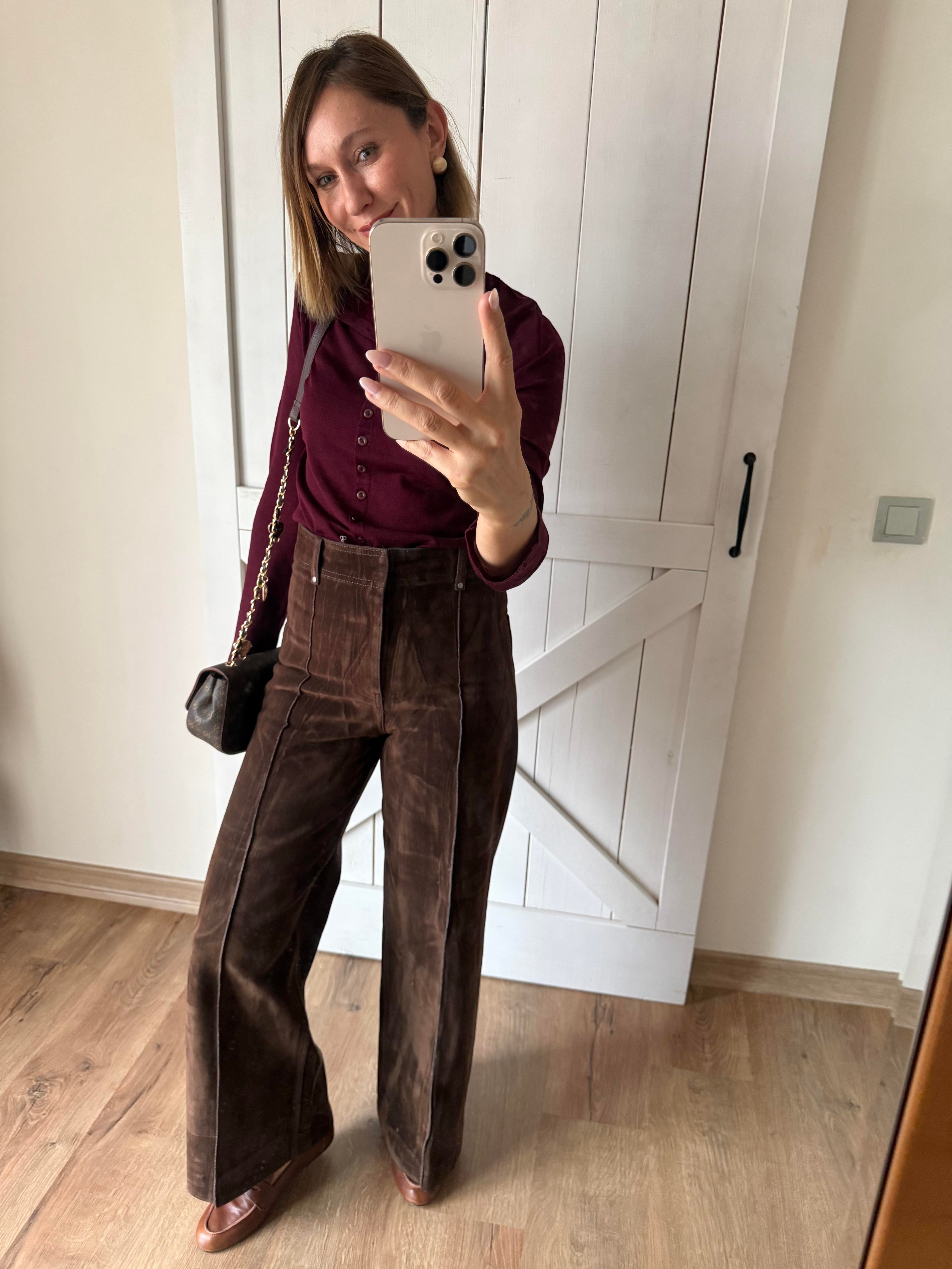 Bordo Sold Massi Hırka