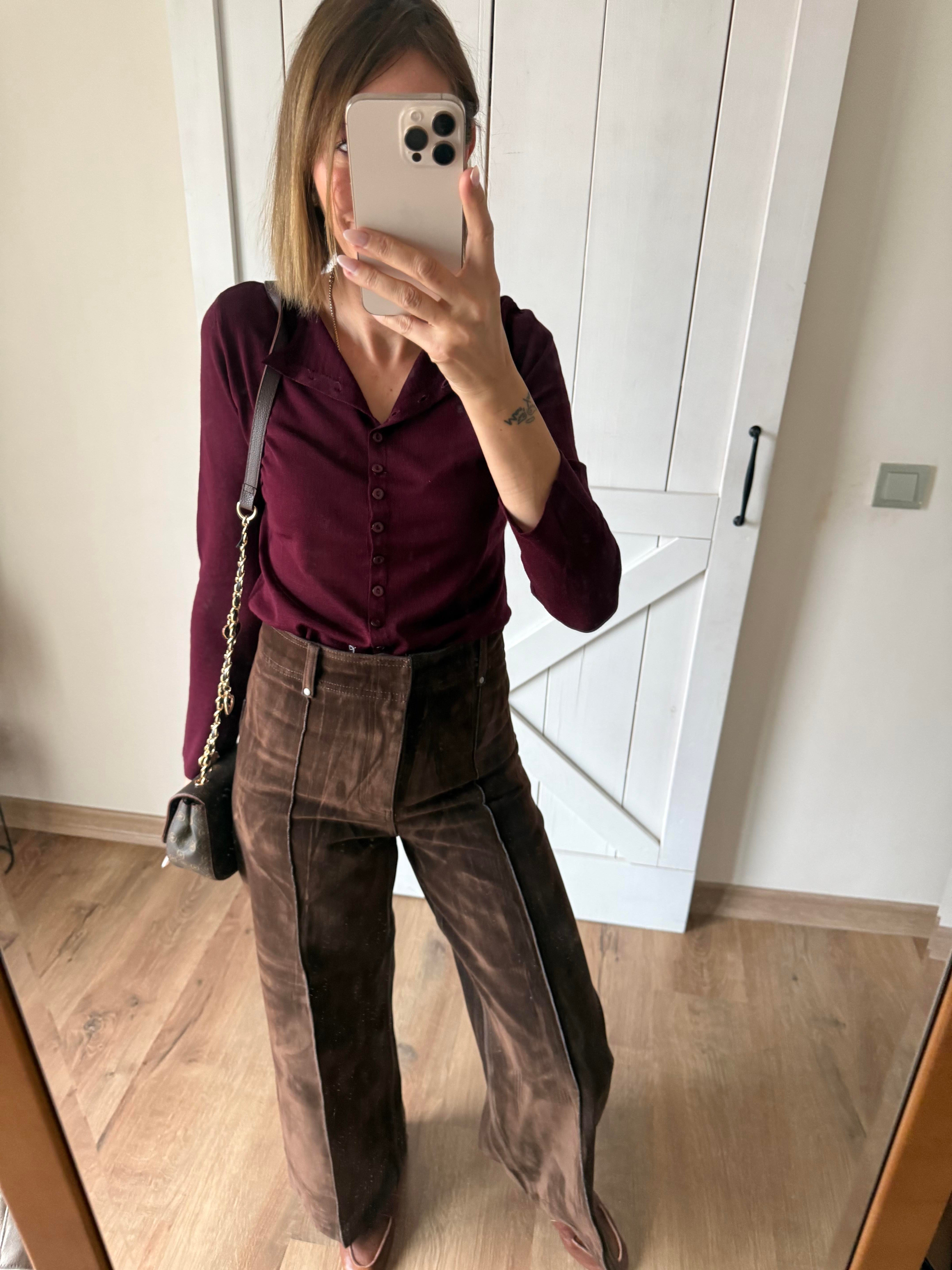 Bordo Sold Massi Hırka