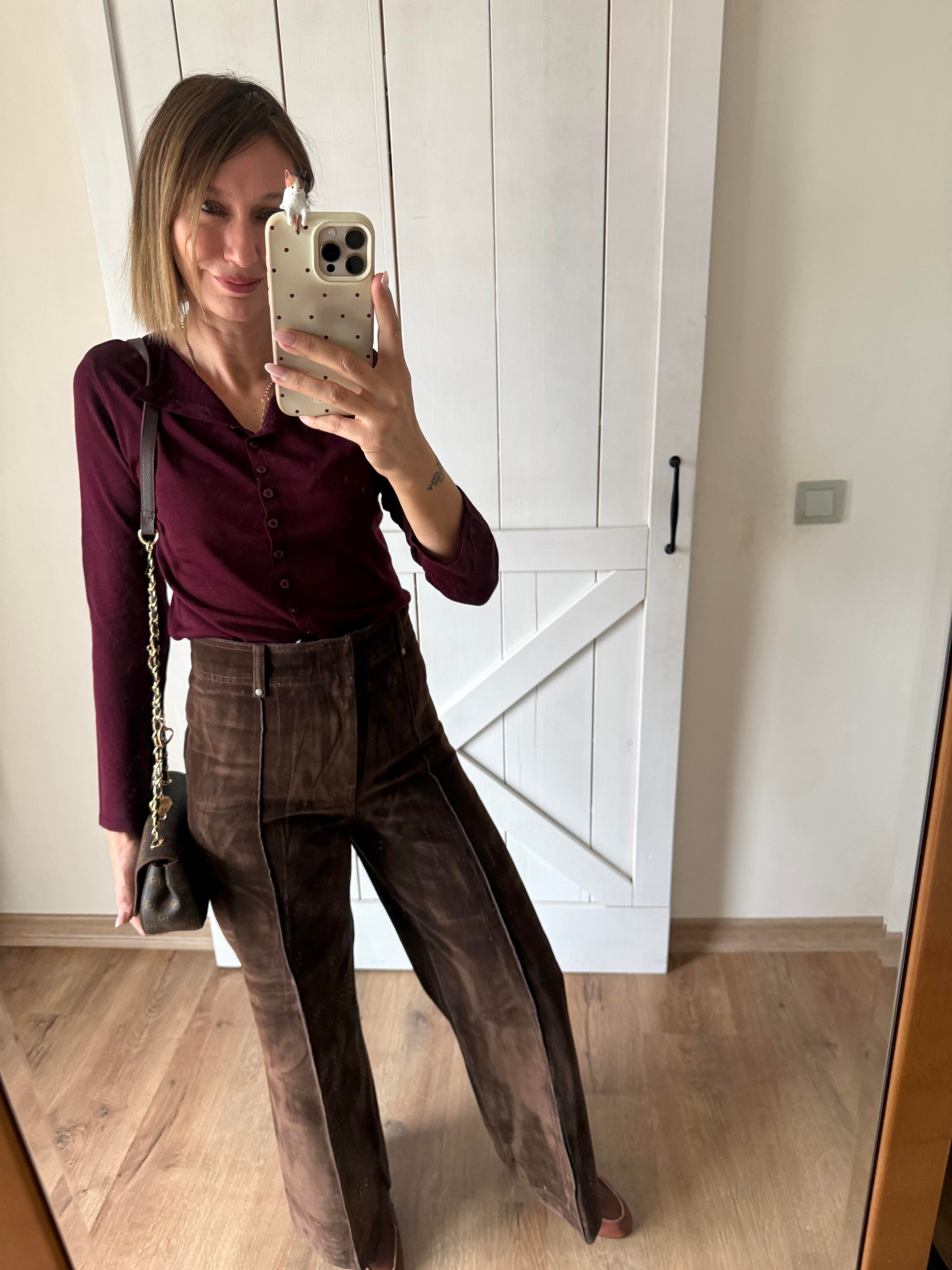 Bordo Sold Massi Hırka