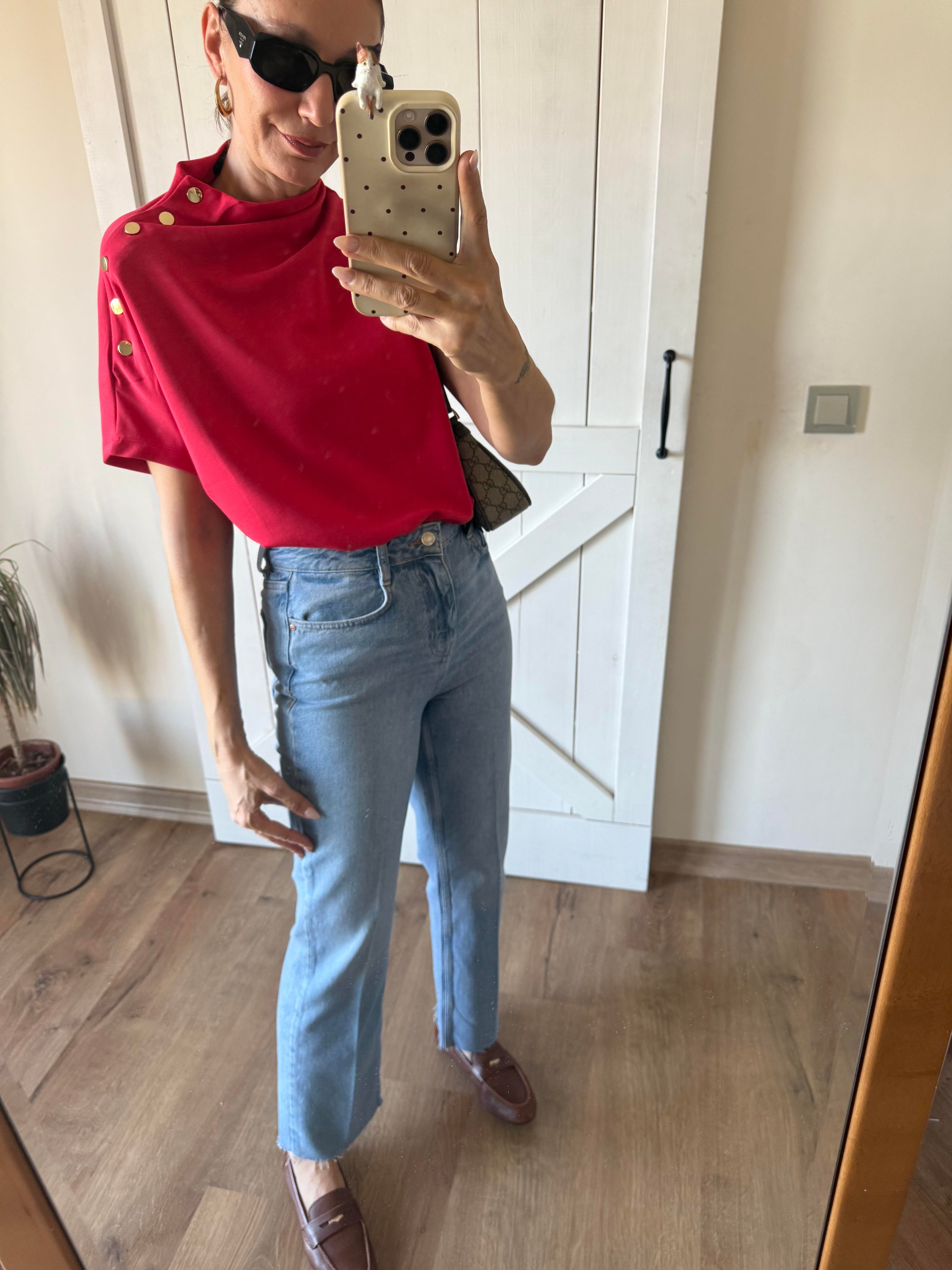 Buz Mavi Straight Jean