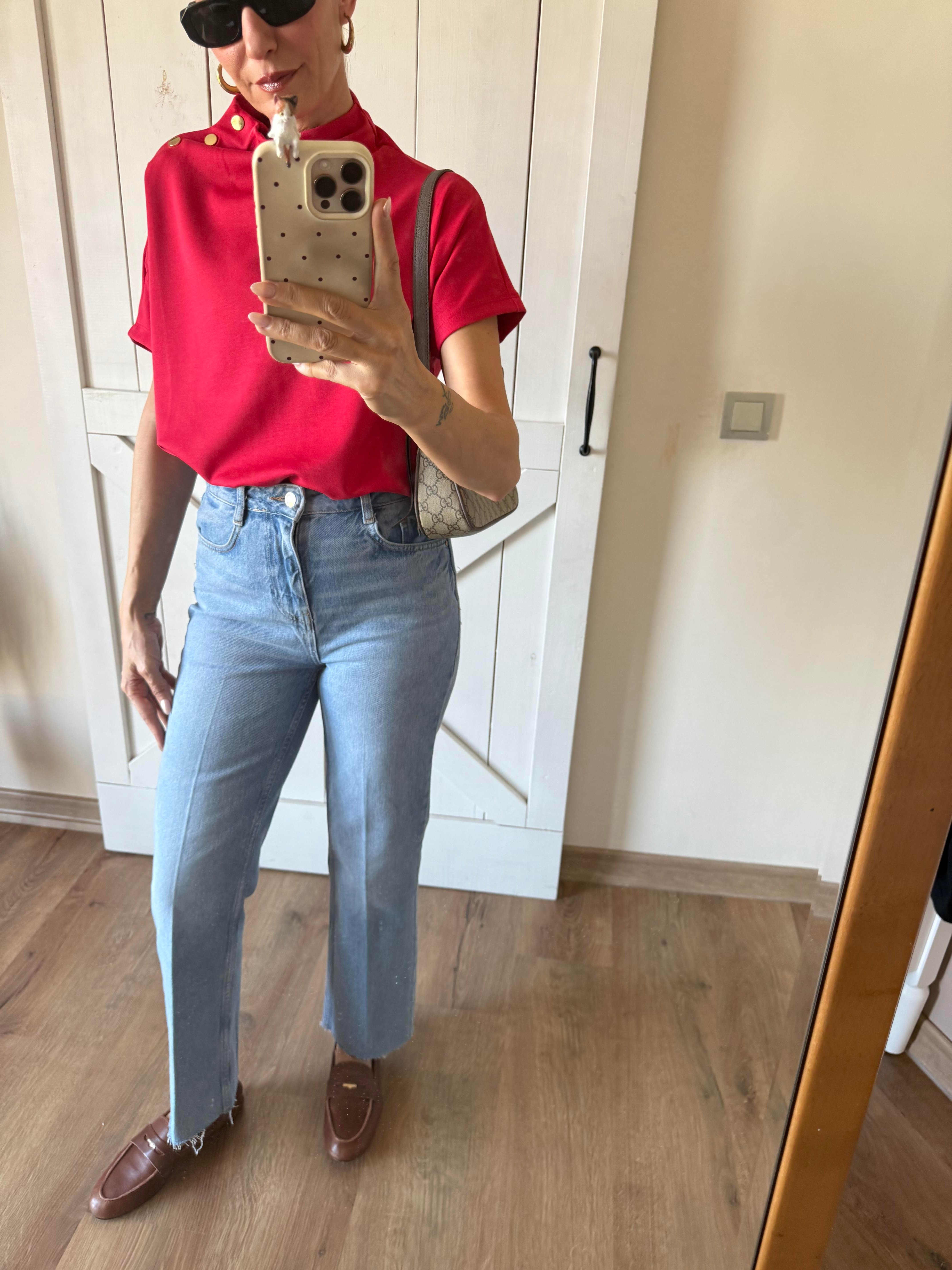 Buz Mavi Straight Jean