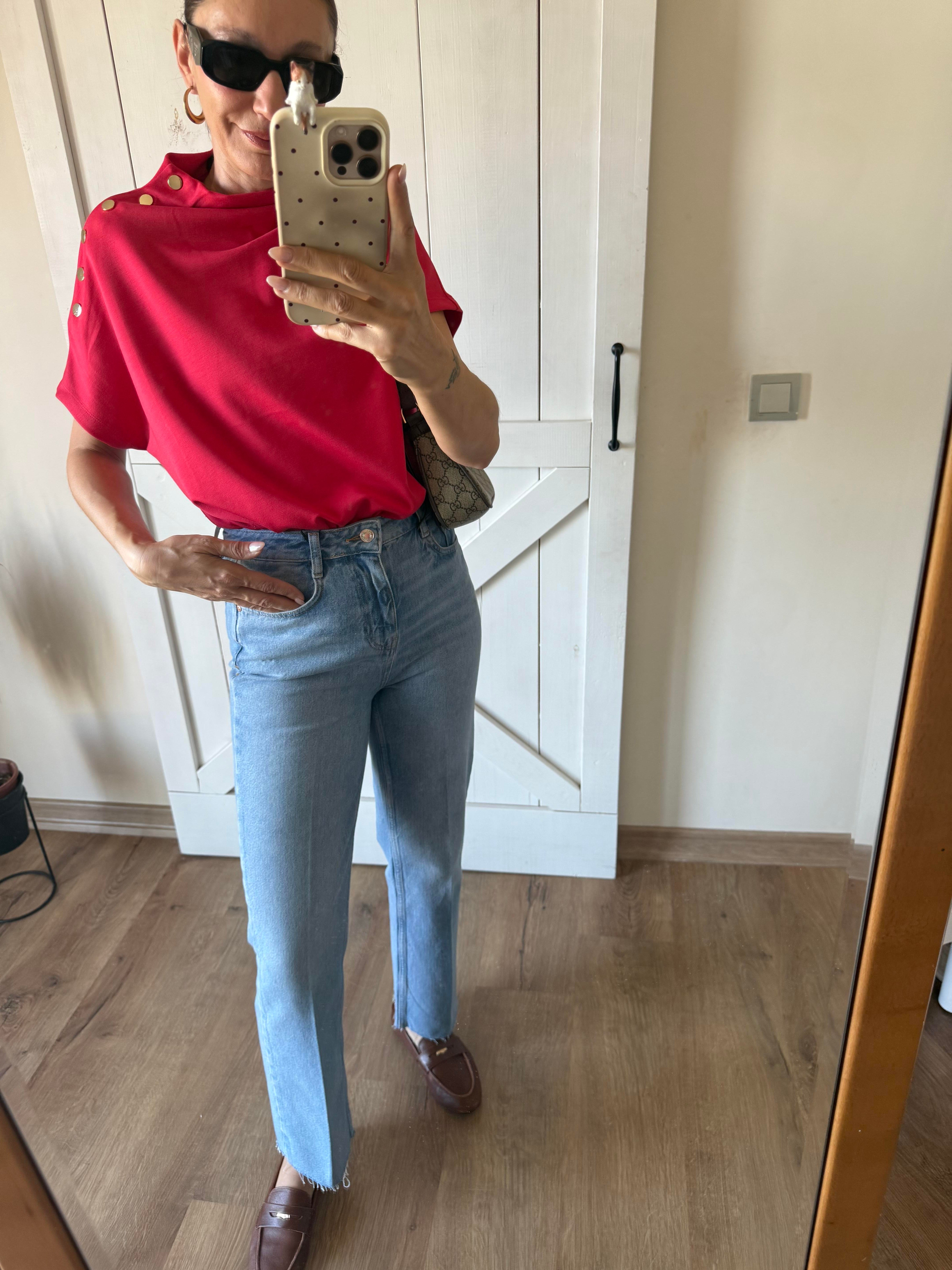 Buz Mavi Straight Jean