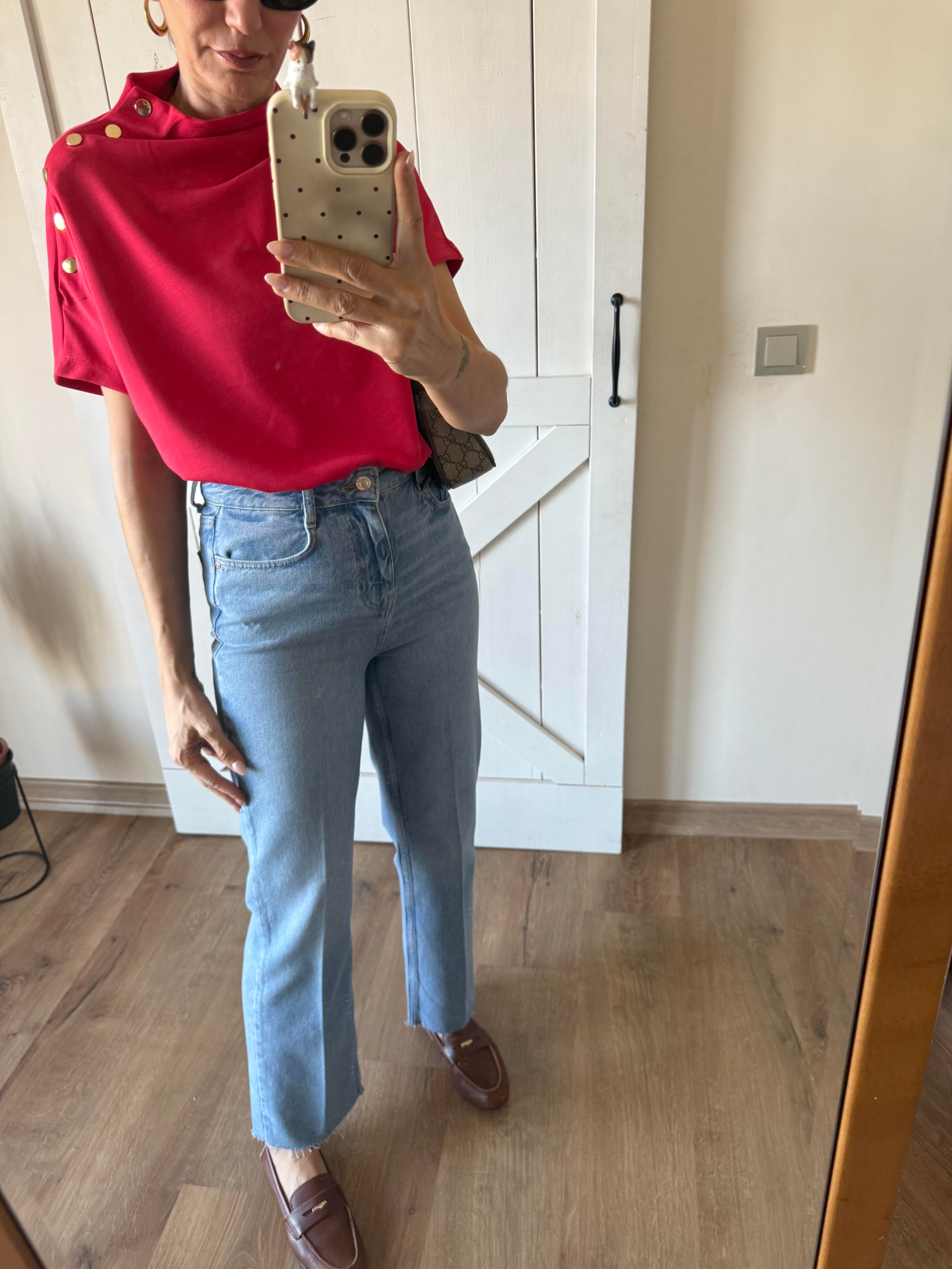 Buz Mavi Straight Jean