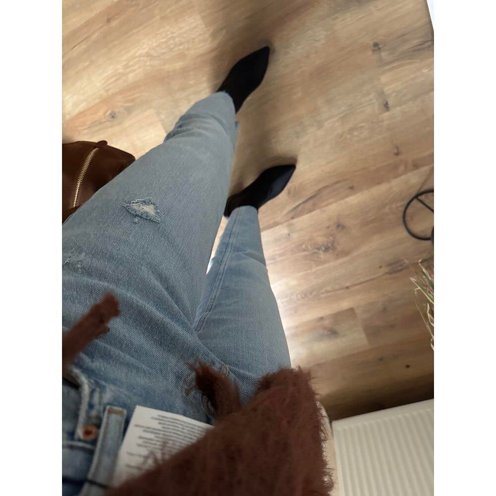 Buz Mavi Strech Kesim Kadın Jean Pantolon