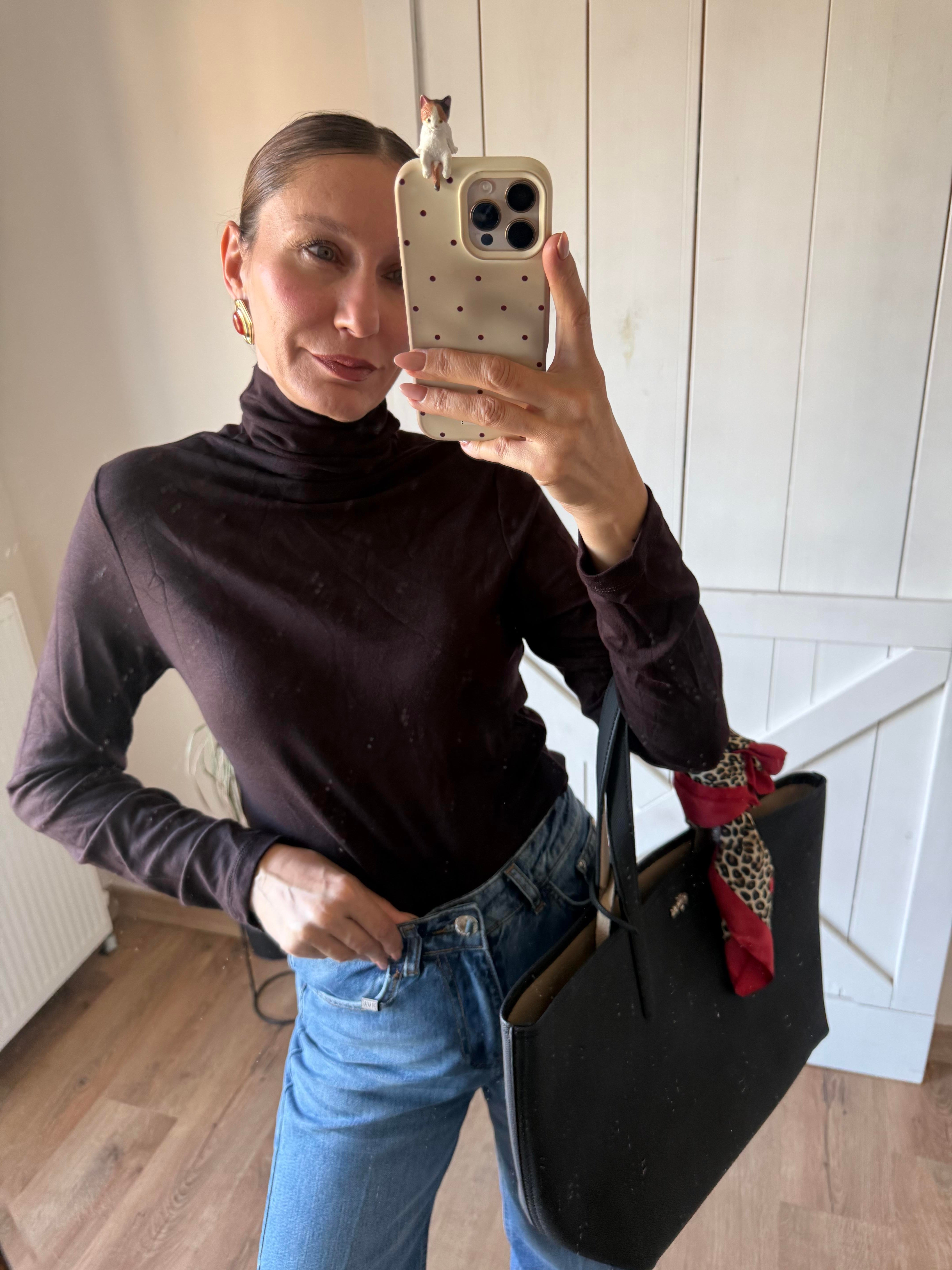 Buzzy Acı Kahve Dik Yaka Boyd