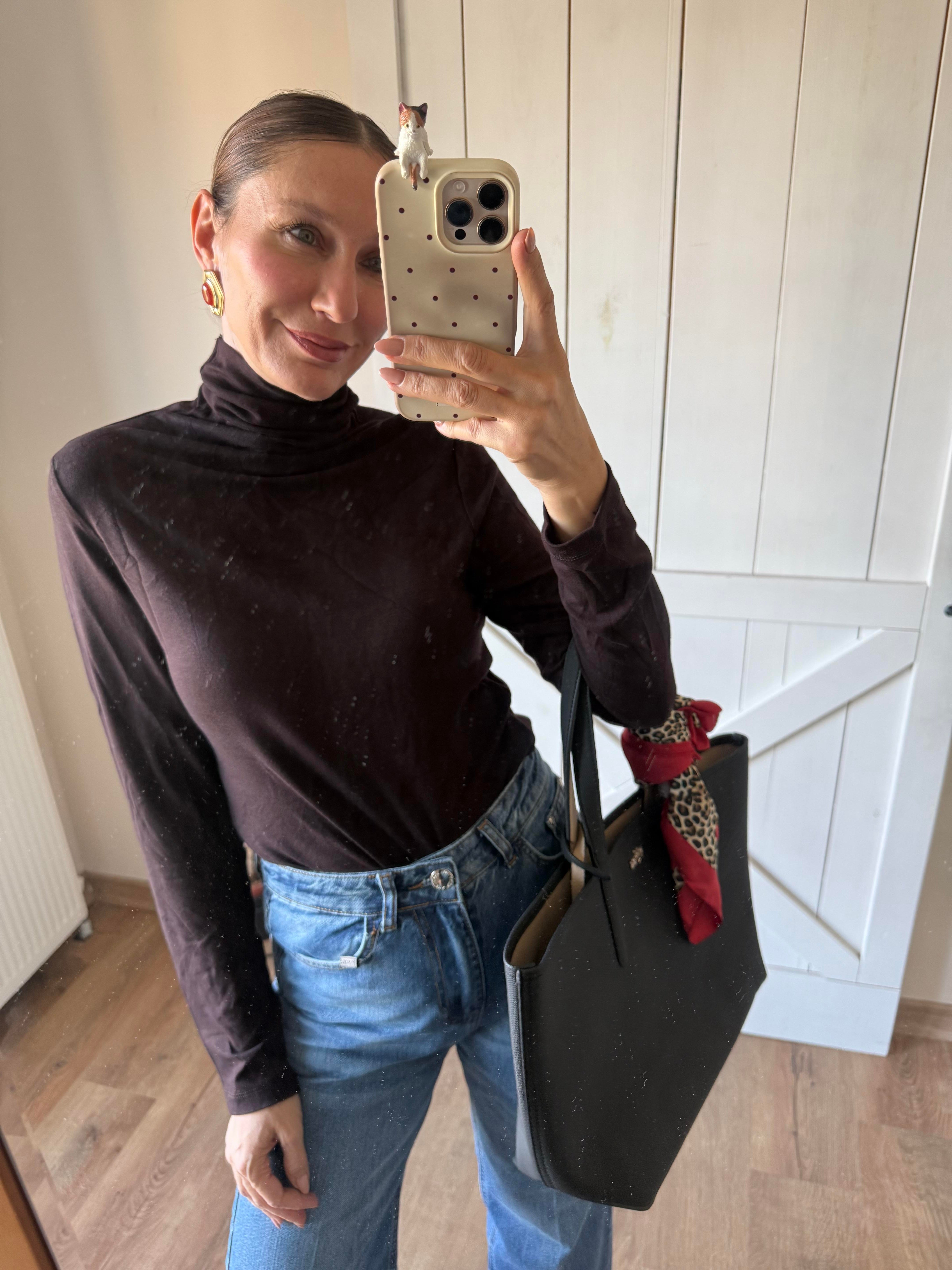 Buzzy Acı Kahve Dik Yaka Boyd