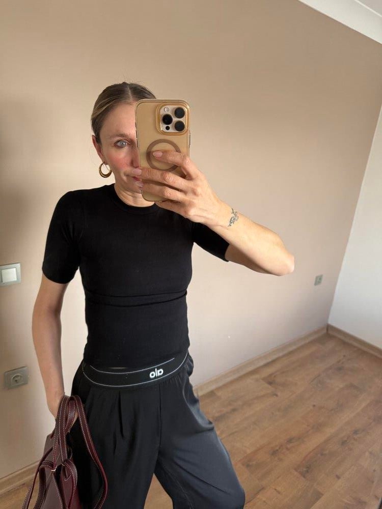 Buzzy Siyah Yarım Kol Body