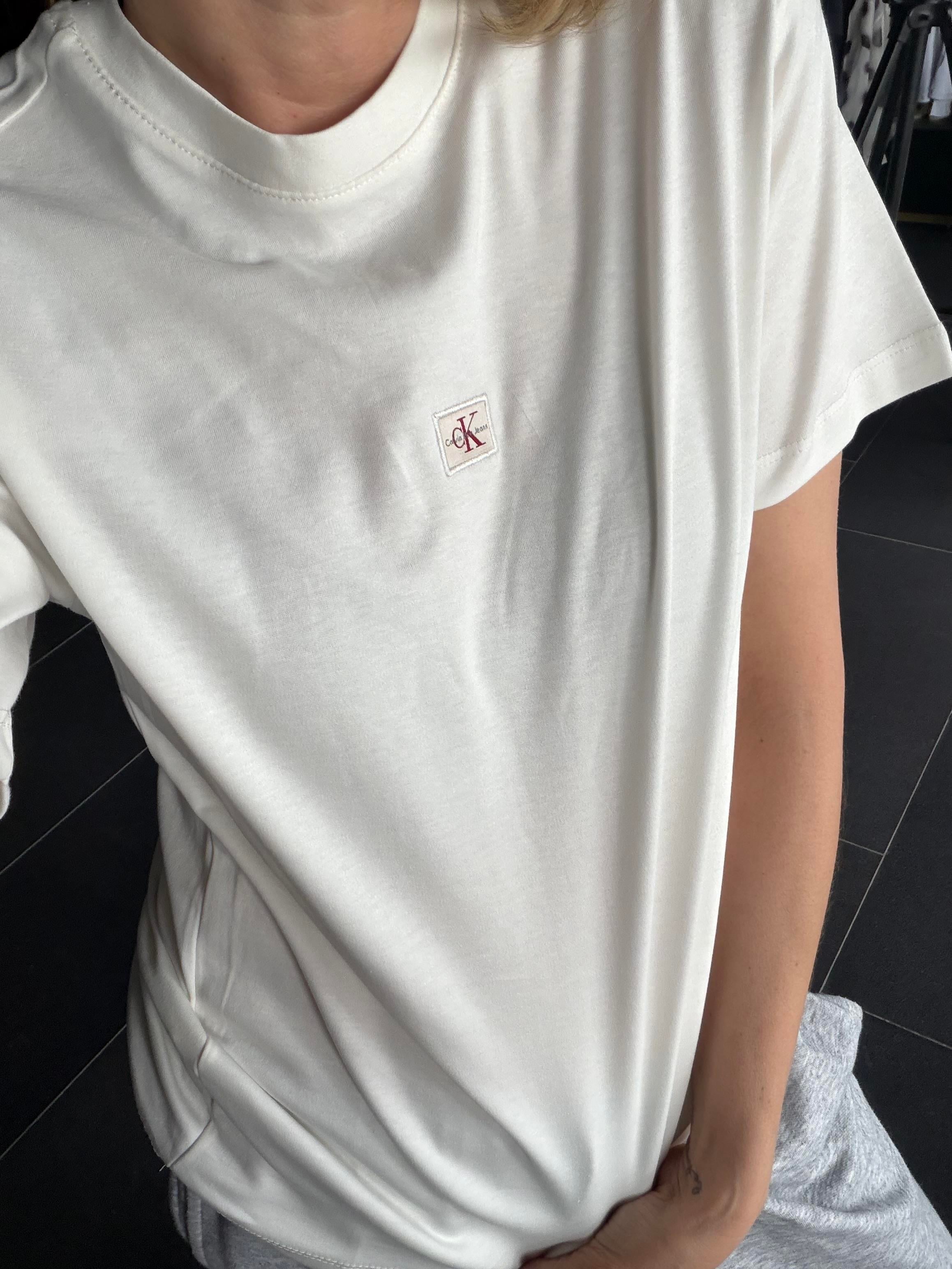 C Toz Beyaz Minimal Tshirt