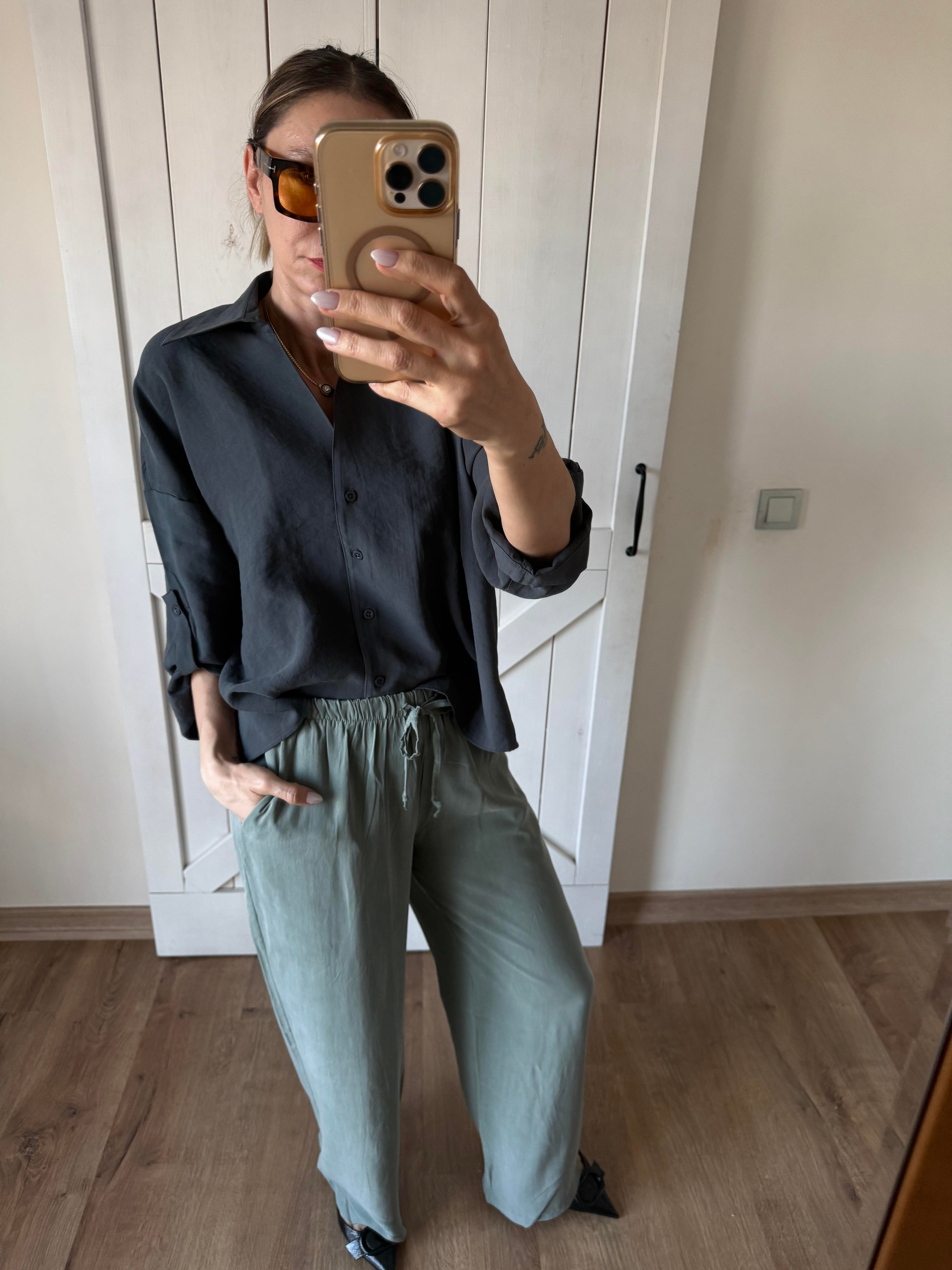 Çağla Yeşili Tensel Pantolon