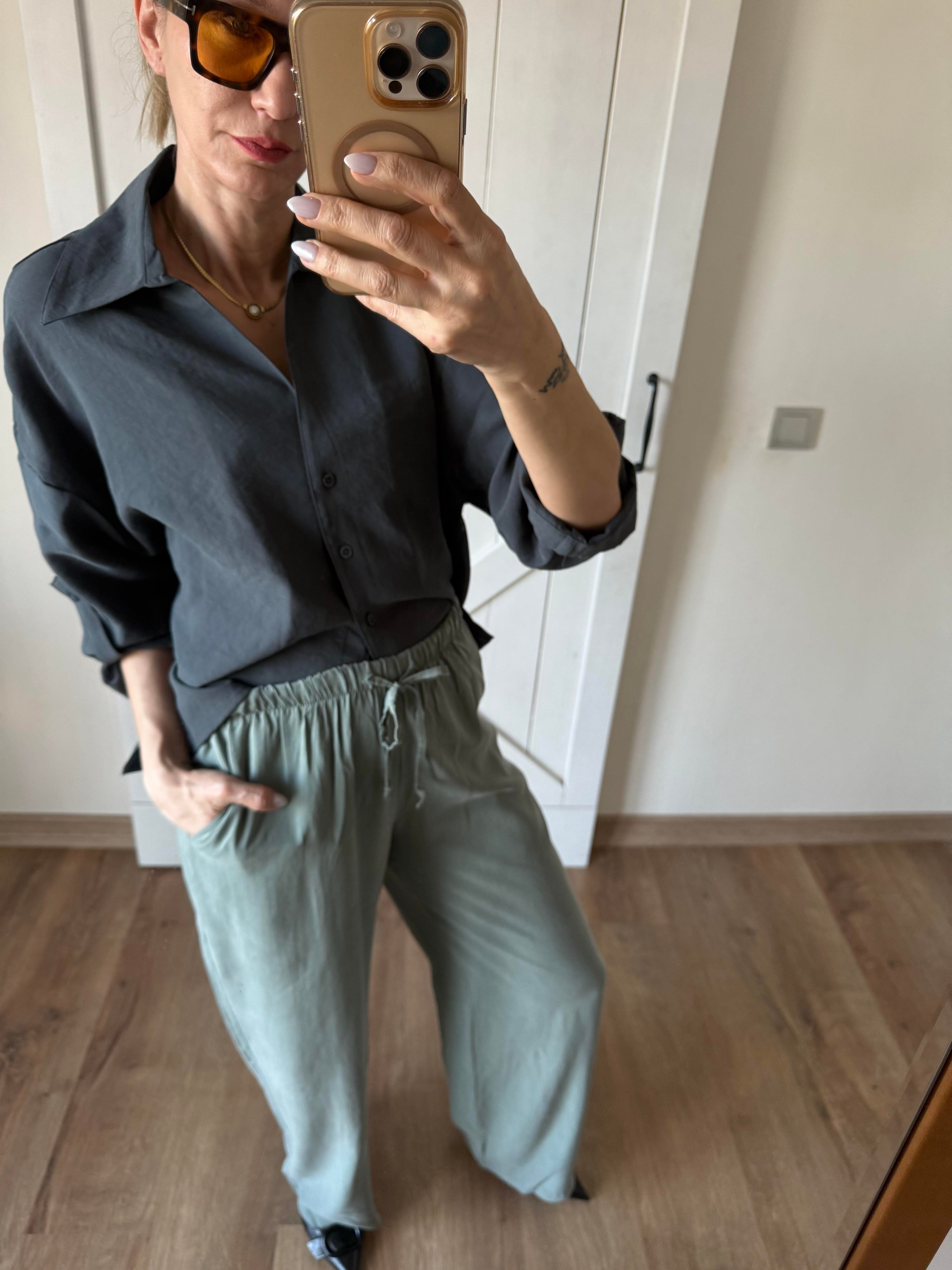 Çağla Yeşili Tensel Pantolon