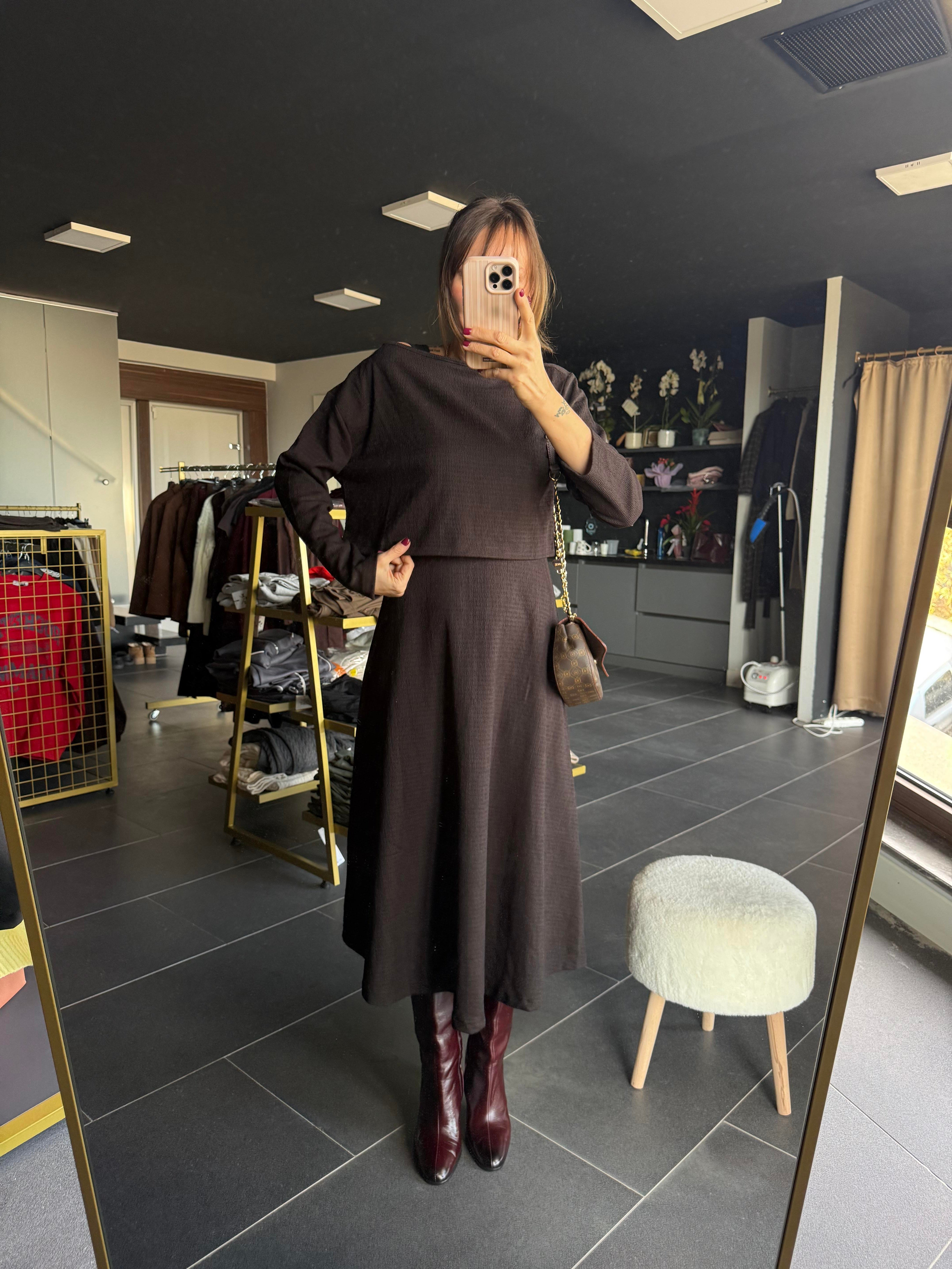 Caroline İkili Elbise Takım