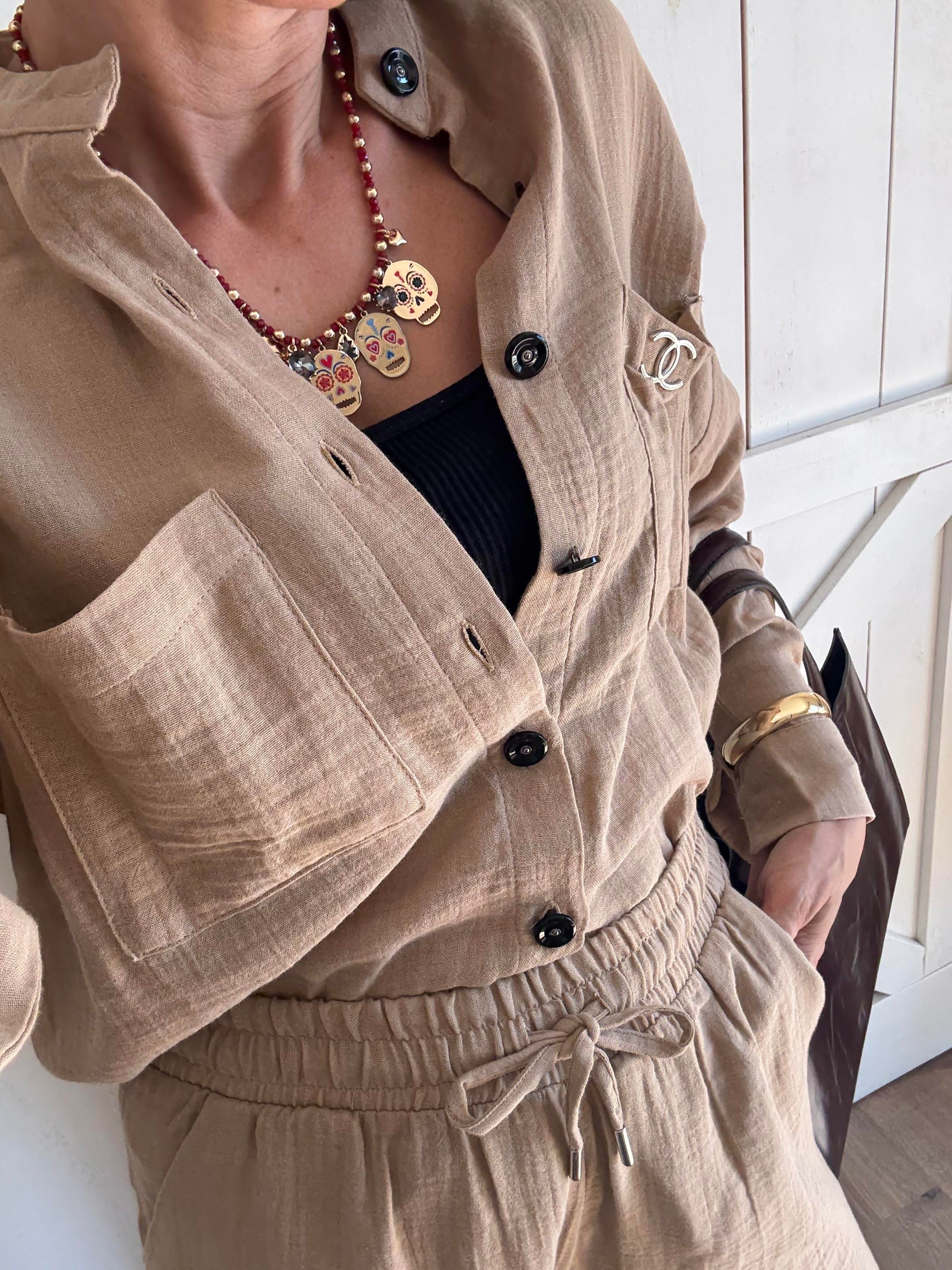 Ch Kum Gömlek Pantolon Premium Takım