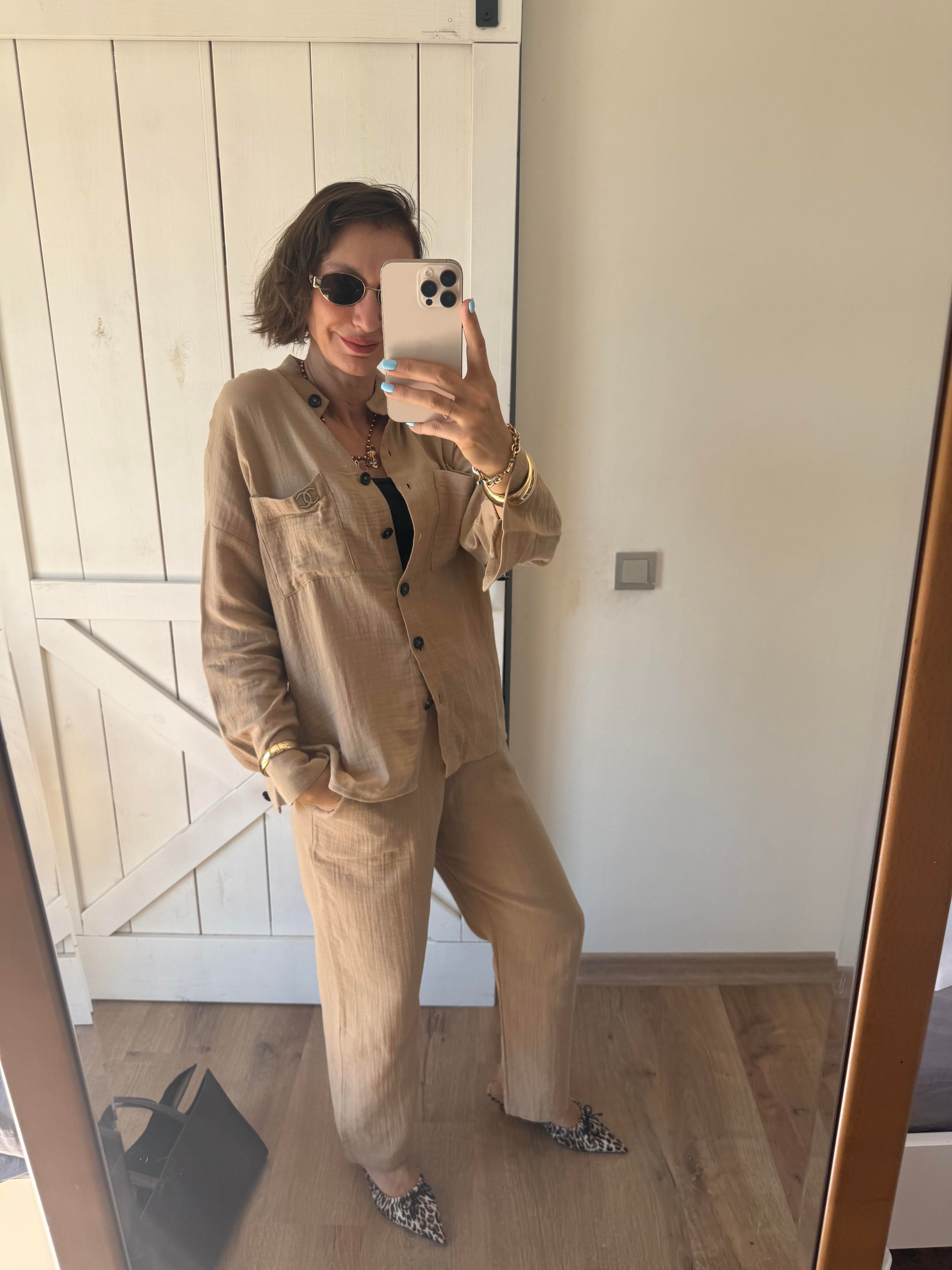 Ch Kum Gömlek Pantolon Premium Takım