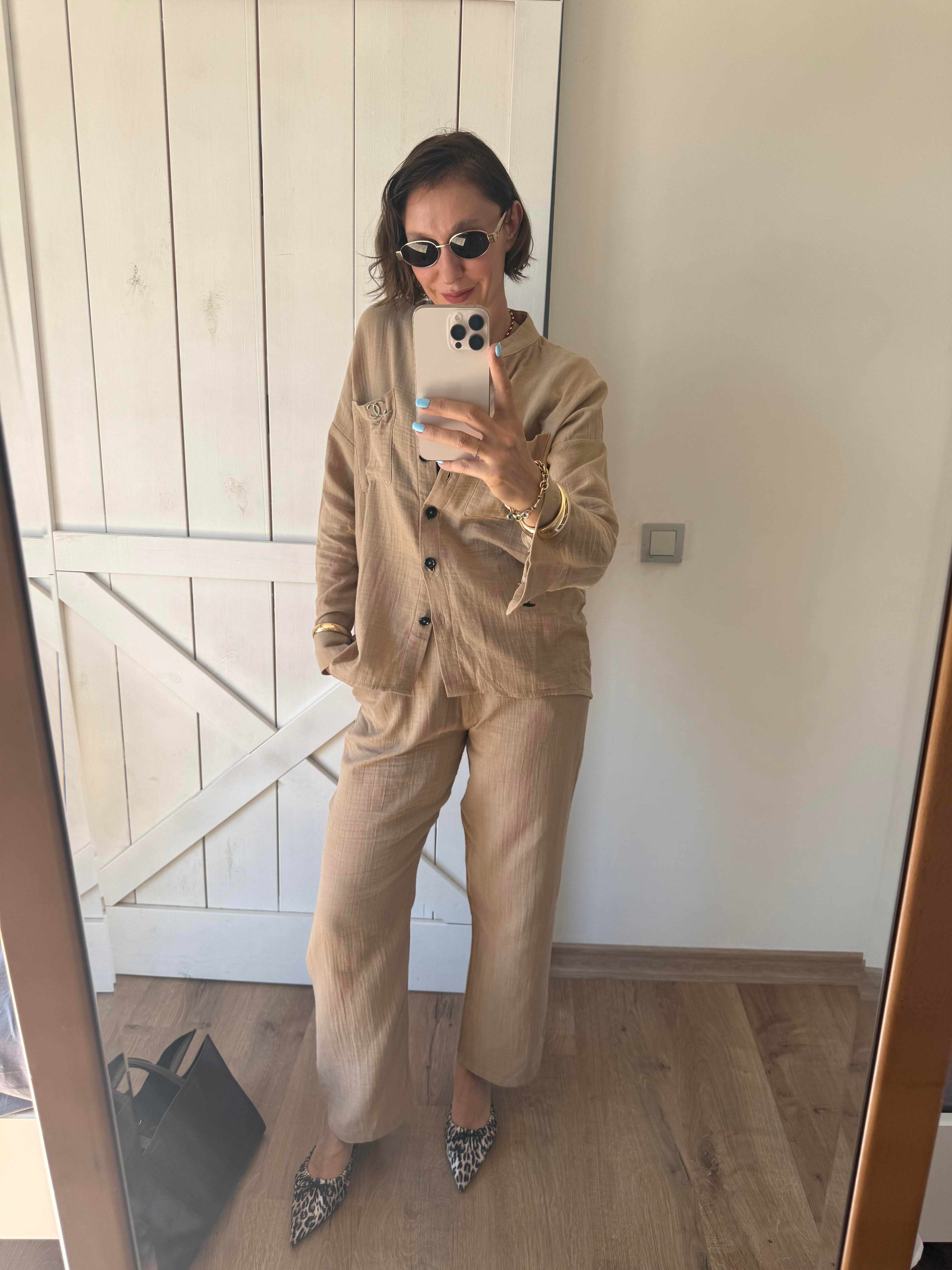 Ch Kum Gömlek Pantolon Premium Takım