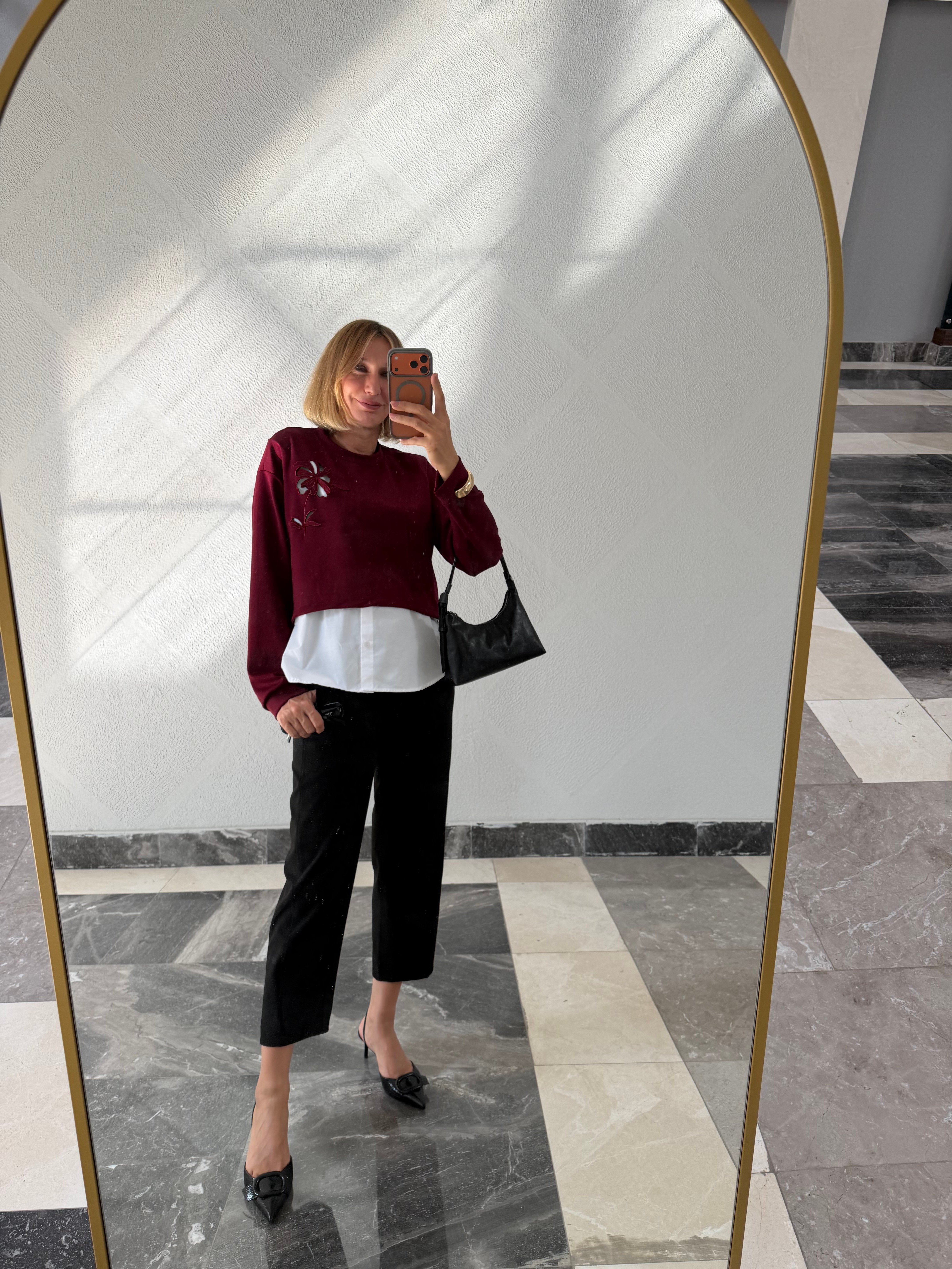Çift Parça Görünümlü Sweat