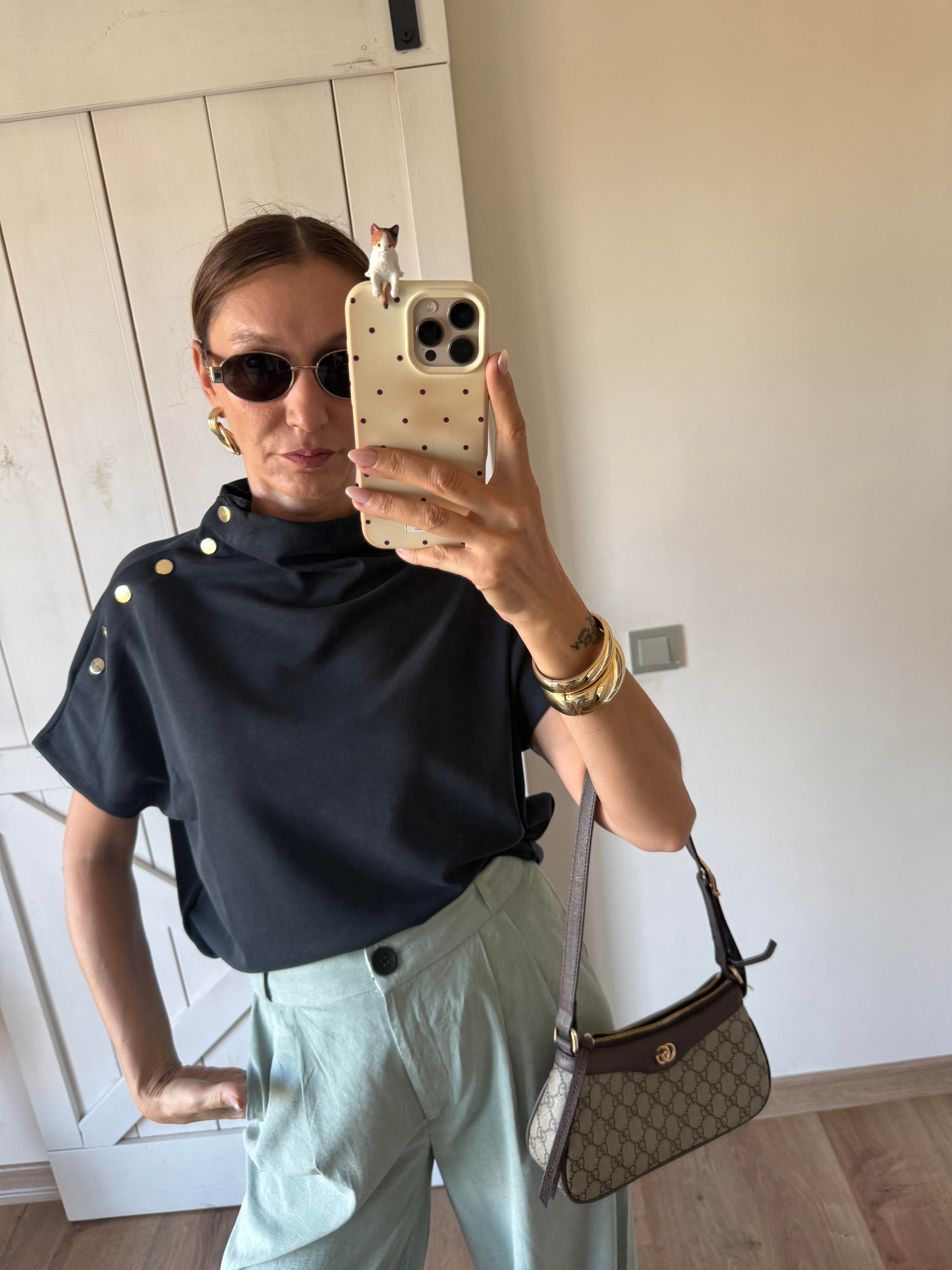 Çıtçıt Detaylı Füme Bluz