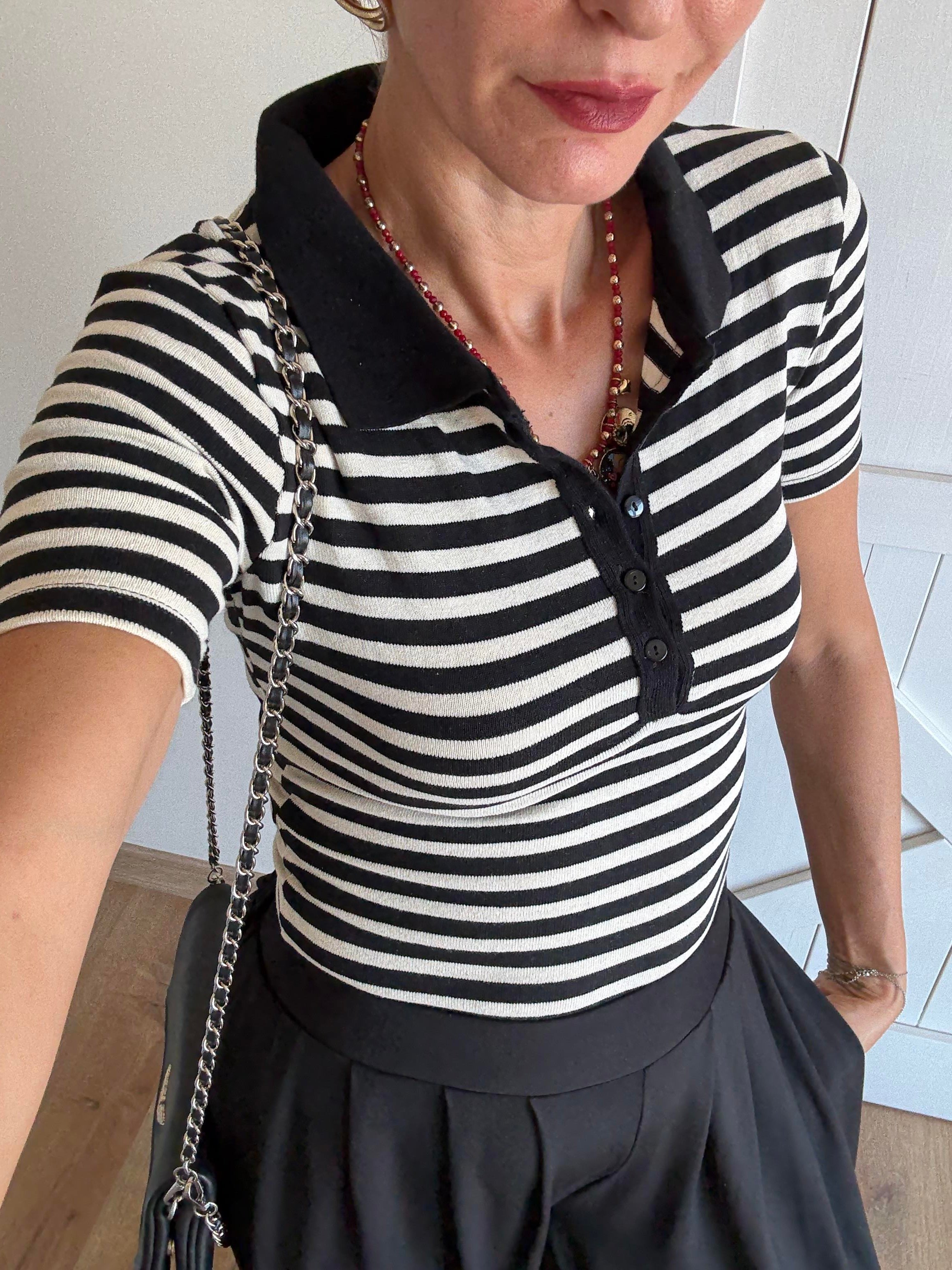 Çizgili Zr Polo Yaka Triko