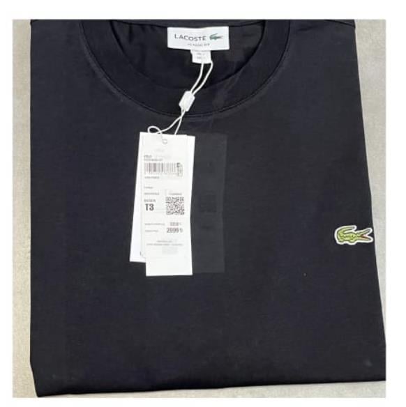 Classic Fit Bisiklet Yaka Siyah Erkek Tshirt