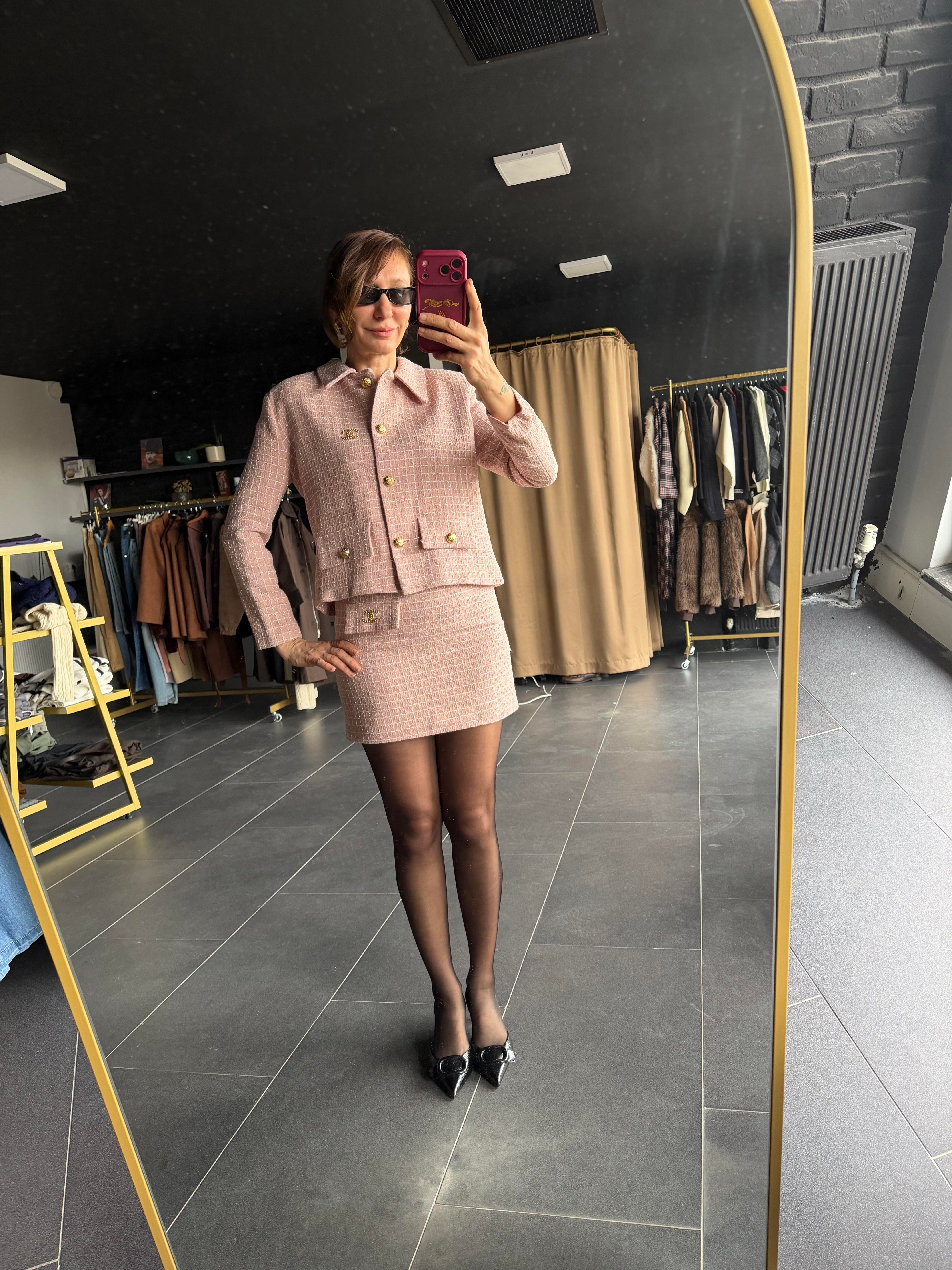 Coco Tüvit Ceket Etek Takım