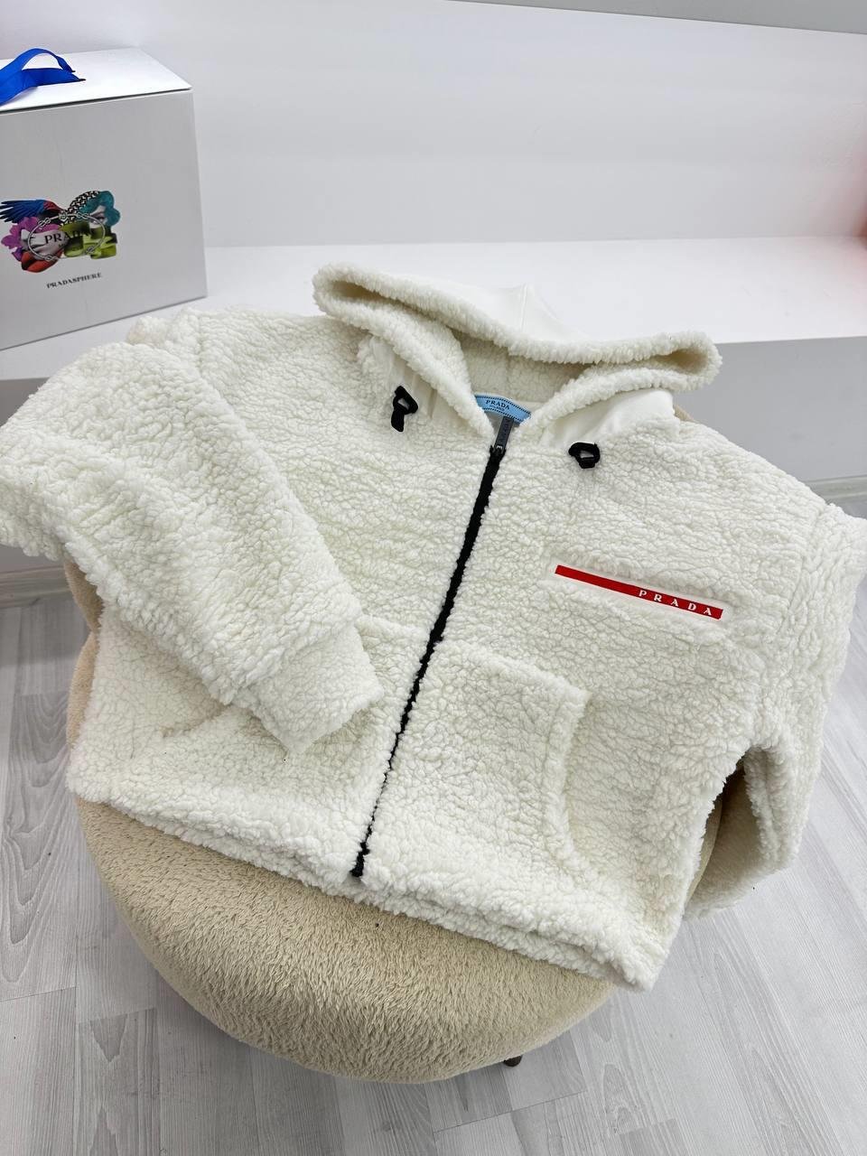 Cropped Double Teddy Peluş Mont