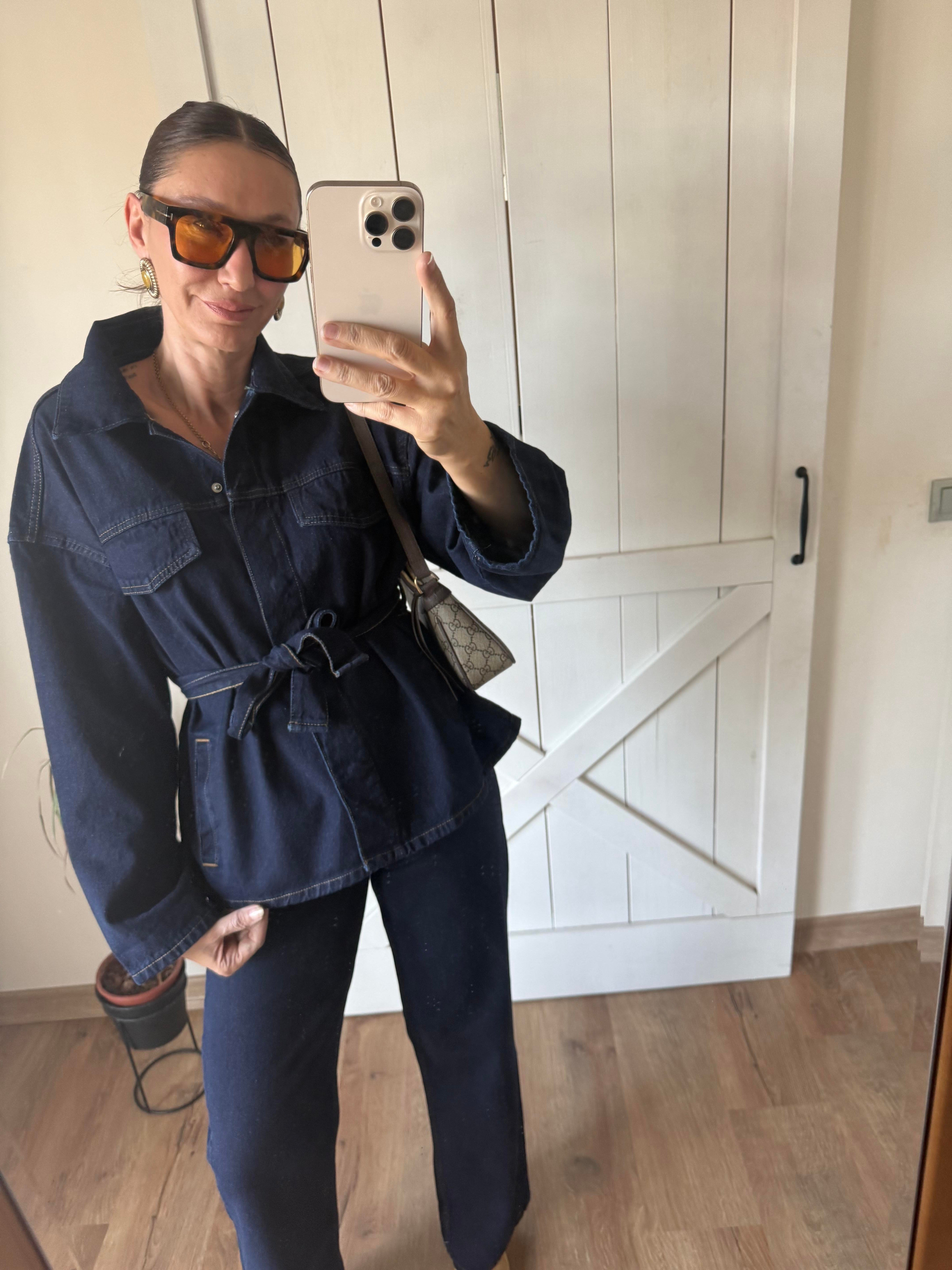 Denim Kot Ceket Takım 