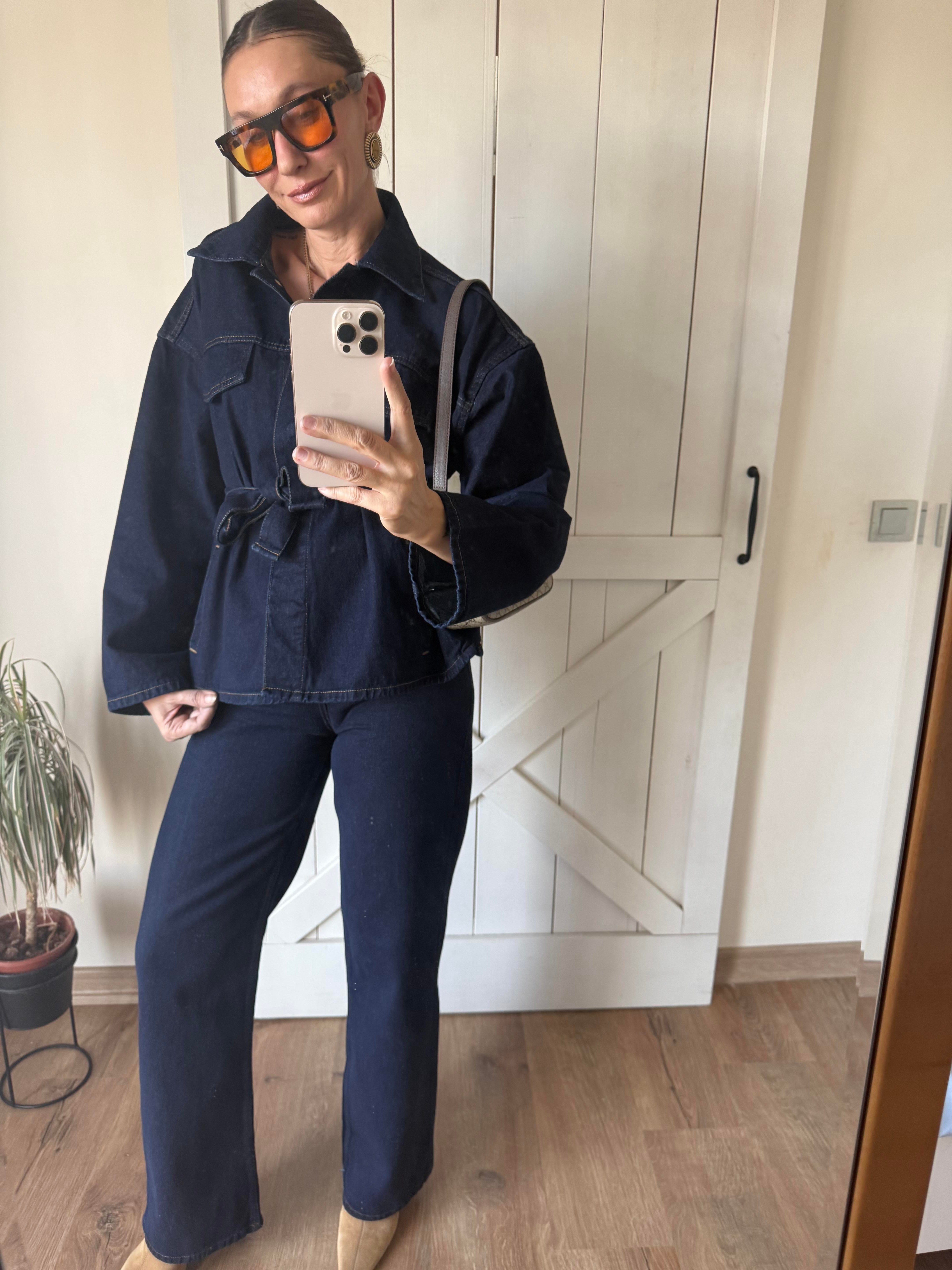 Denim Kot Ceket Takım 