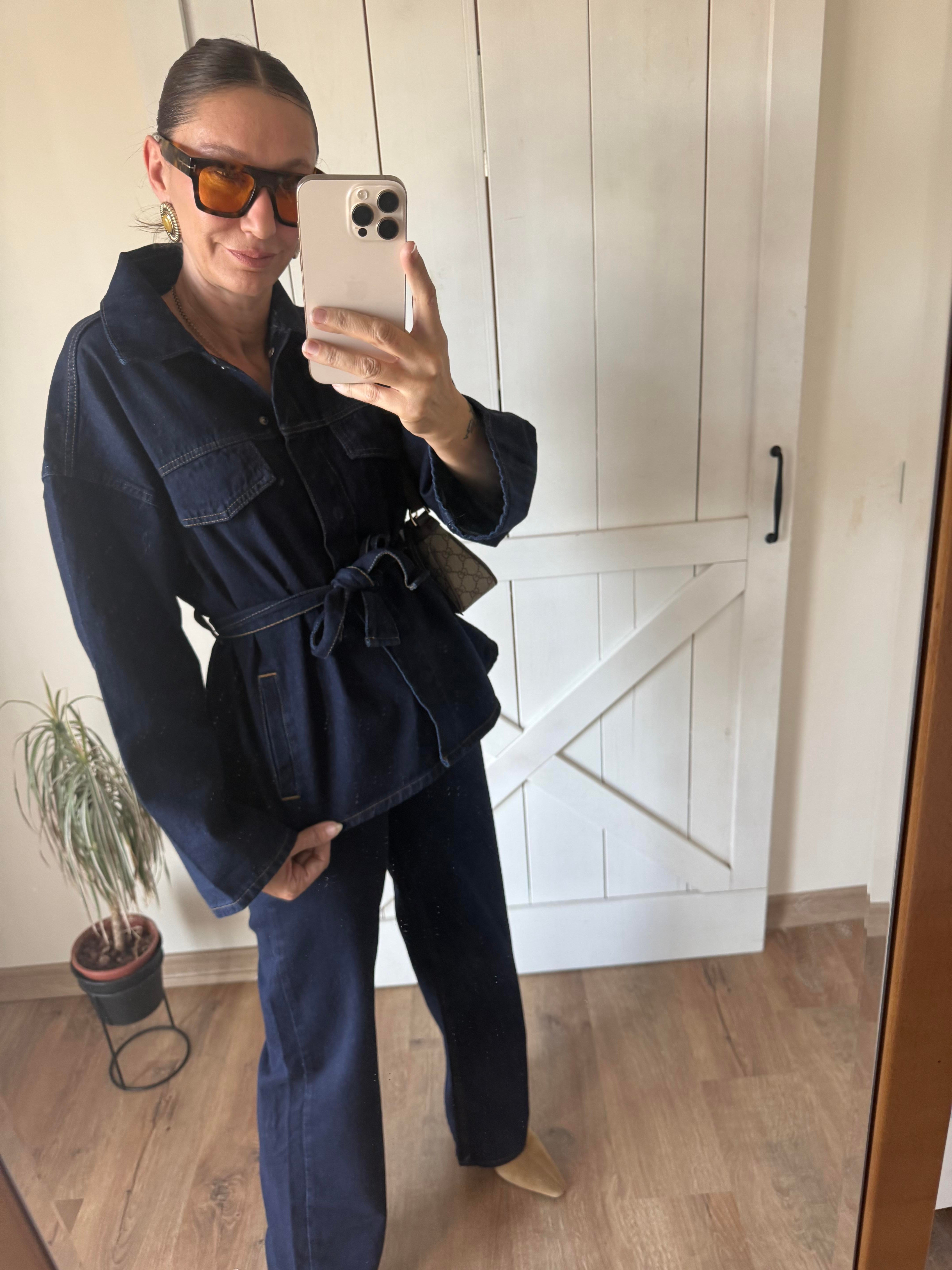 Denim Kot Ceket Takım 