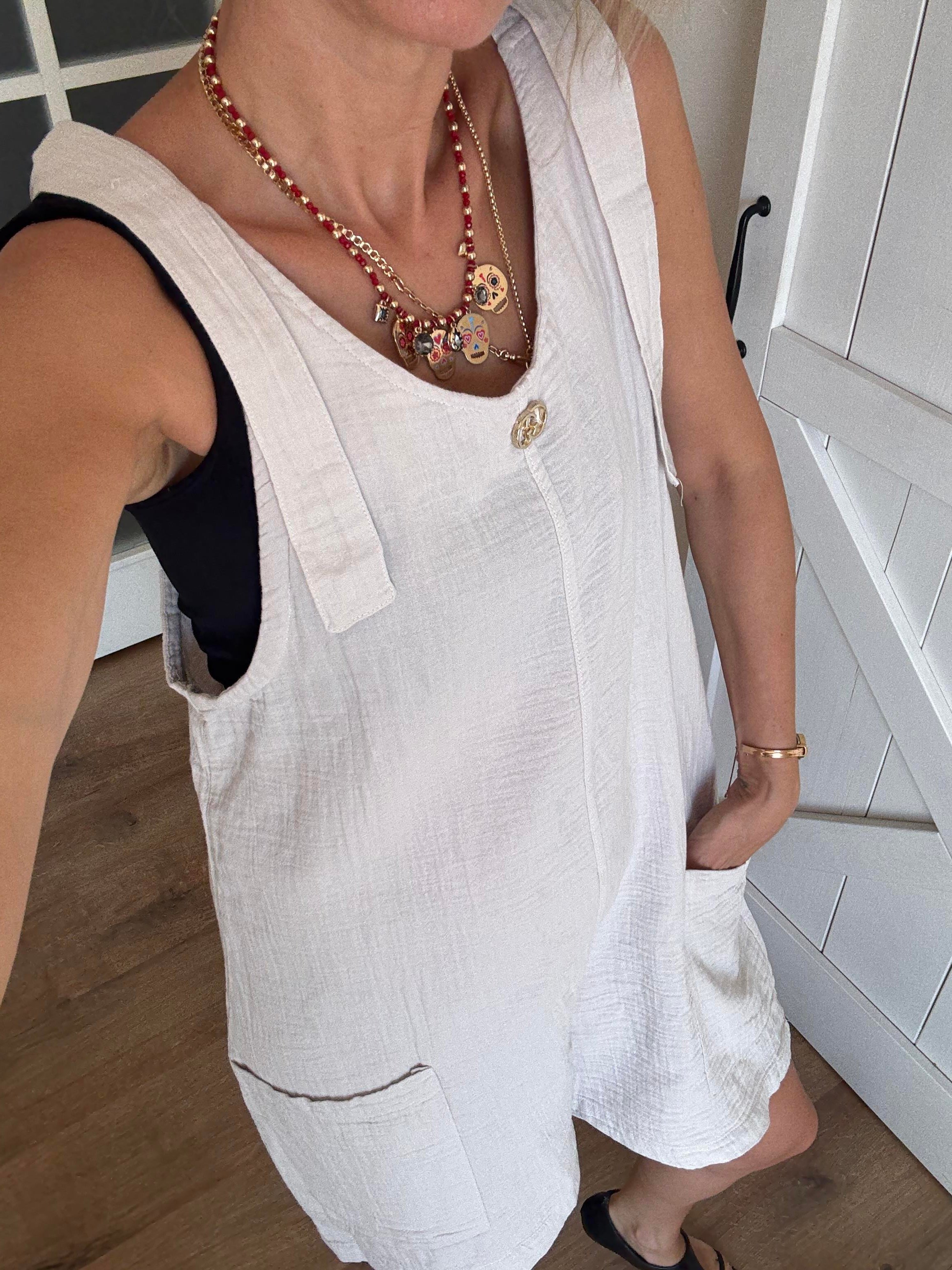 Gg Cepli Askıları Ayarlanabilir Taş Tulum