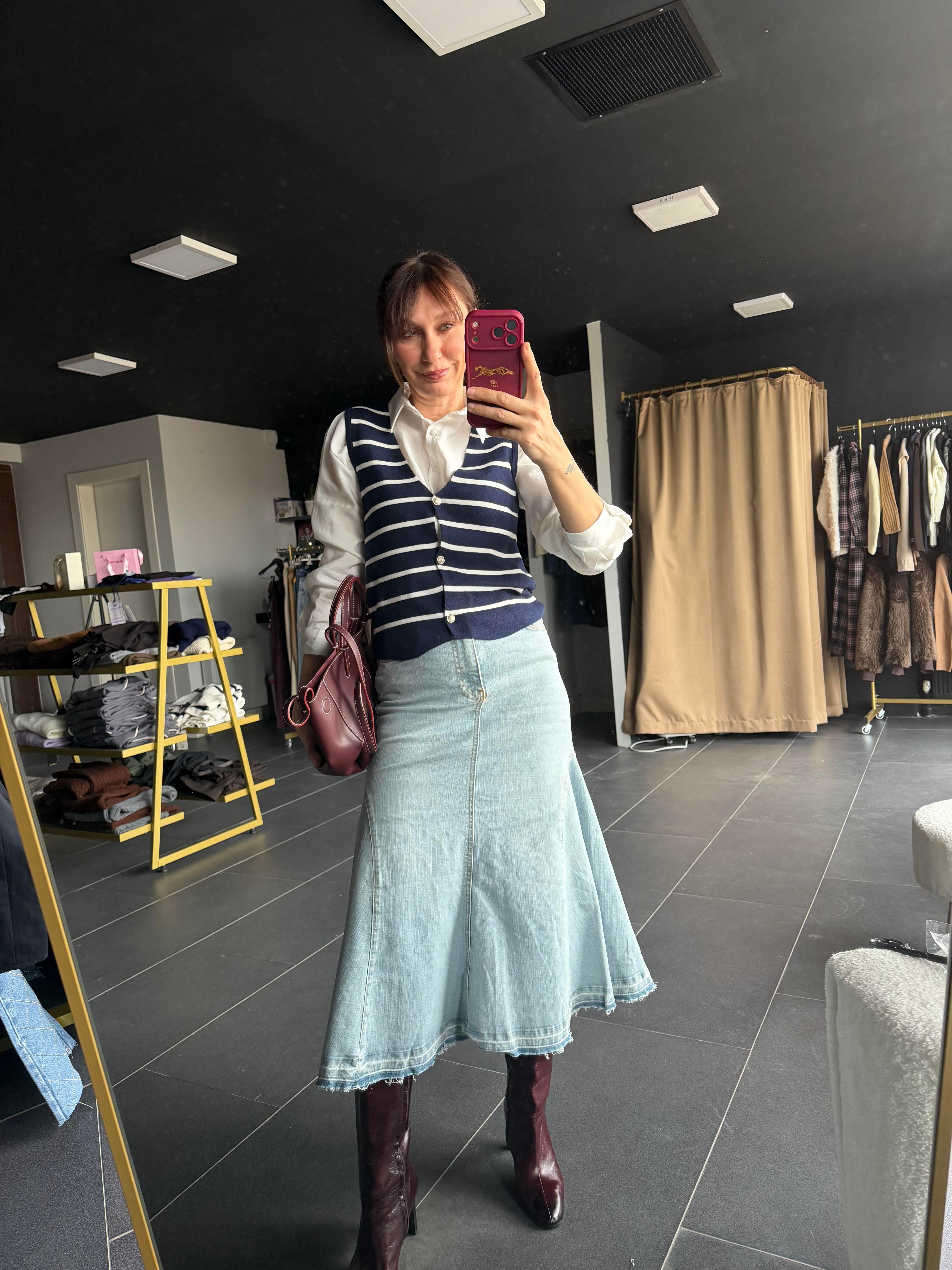 Gnni Kiloş Denim Etek