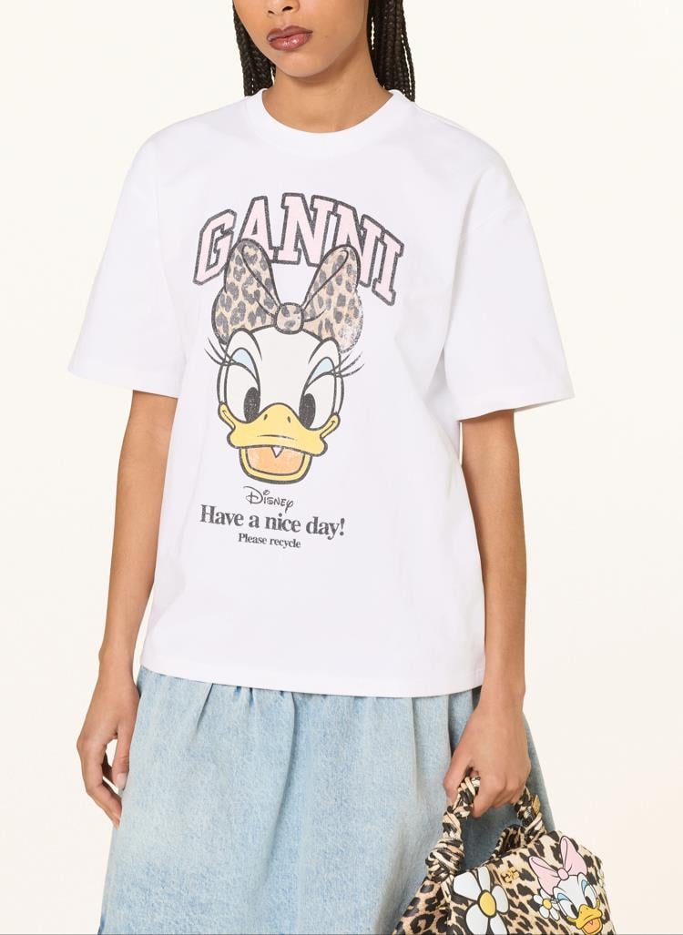 Gnni Oversize Tshirt (Daisy Duck Leopar)