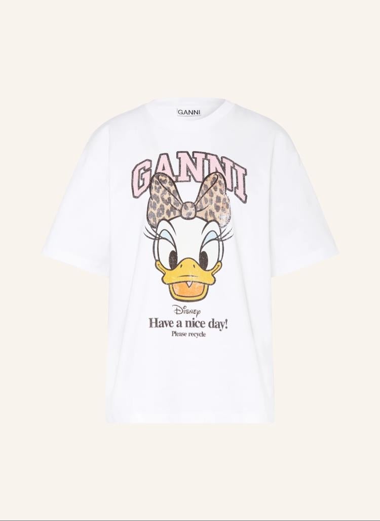Gnni Oversize Tshirt (Daisy Duck Leopar)