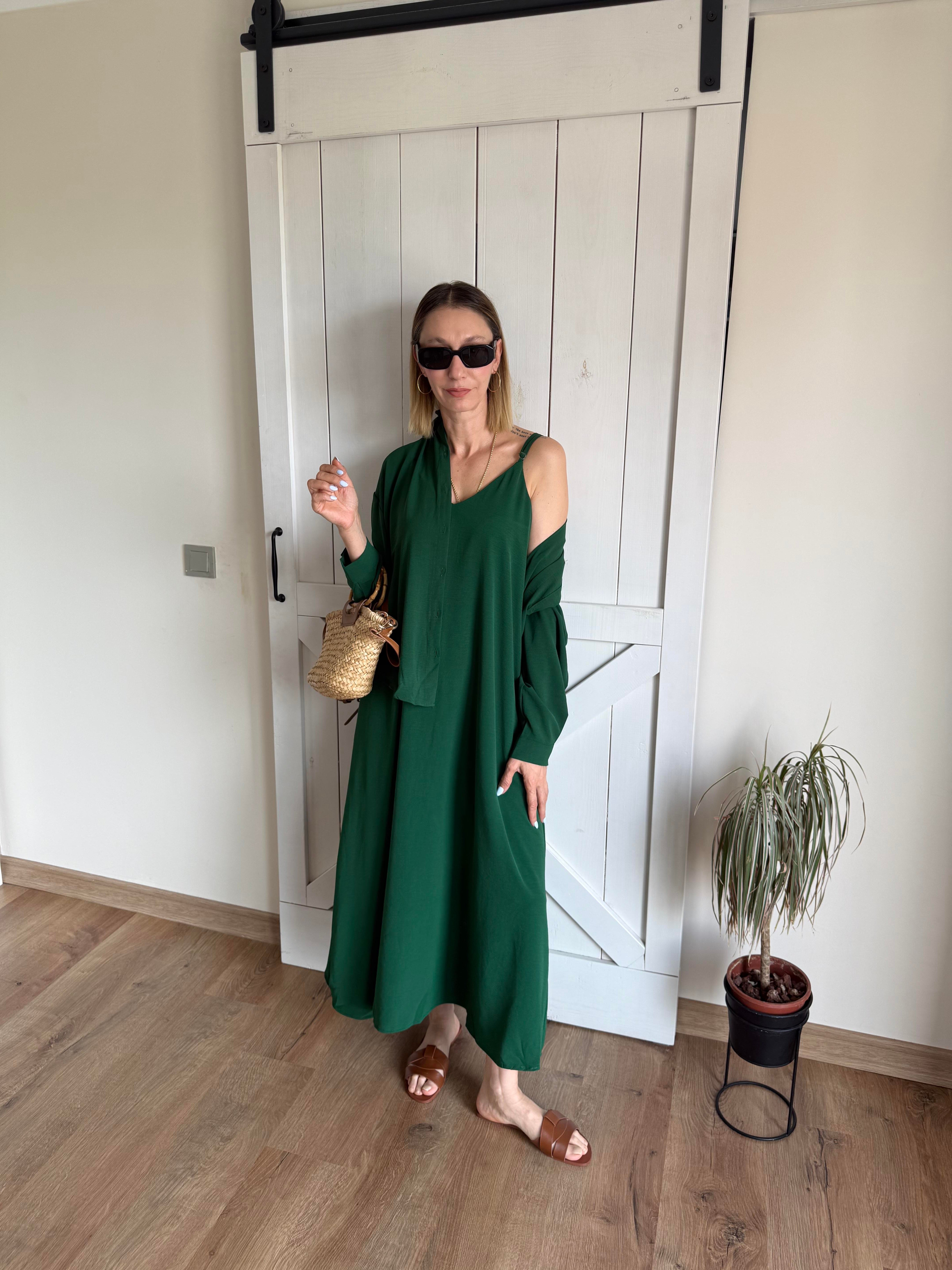 Gömlekli Elbise Türkan Takım