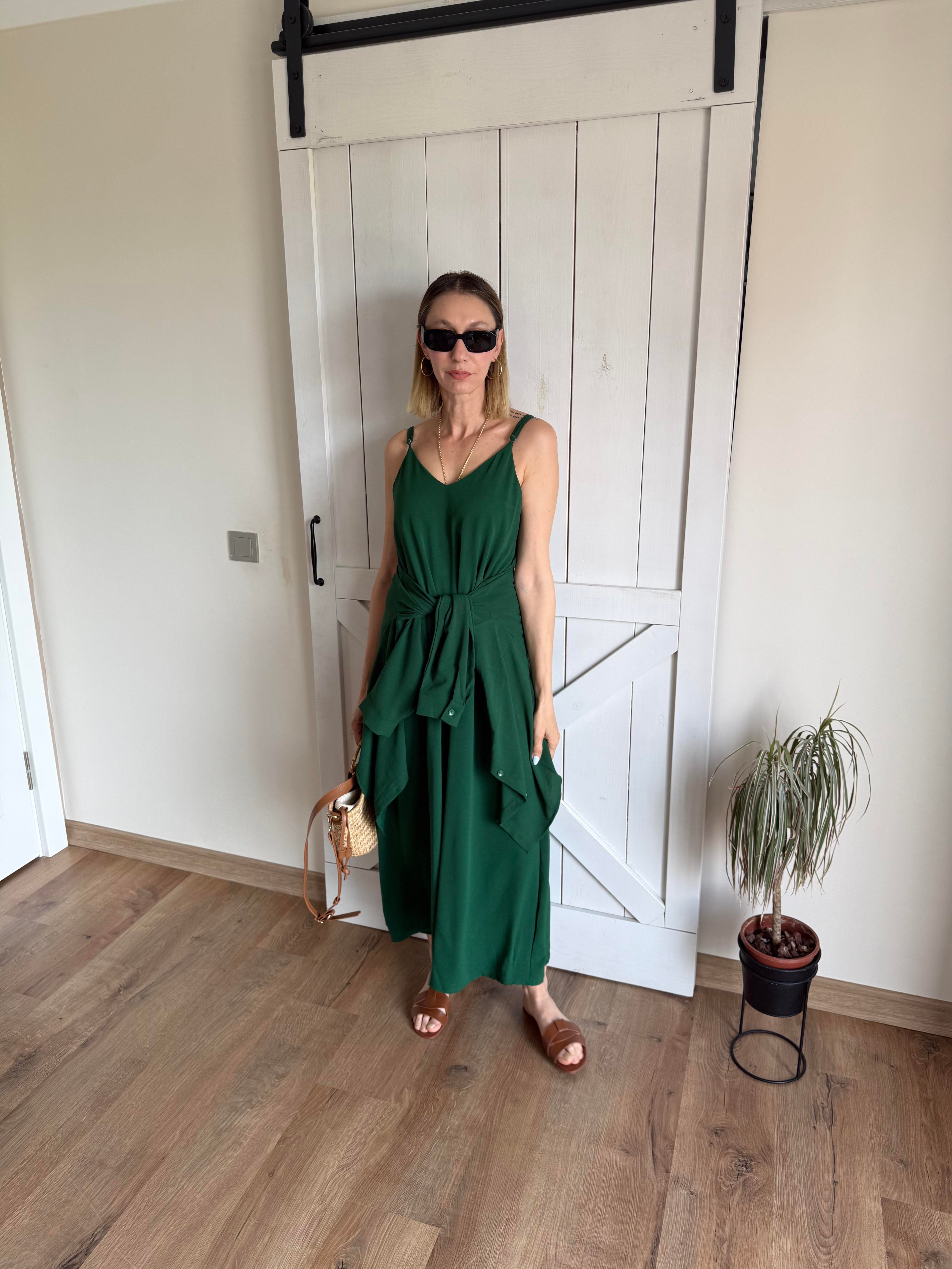 Gömlekli Elbise Türkan Takım