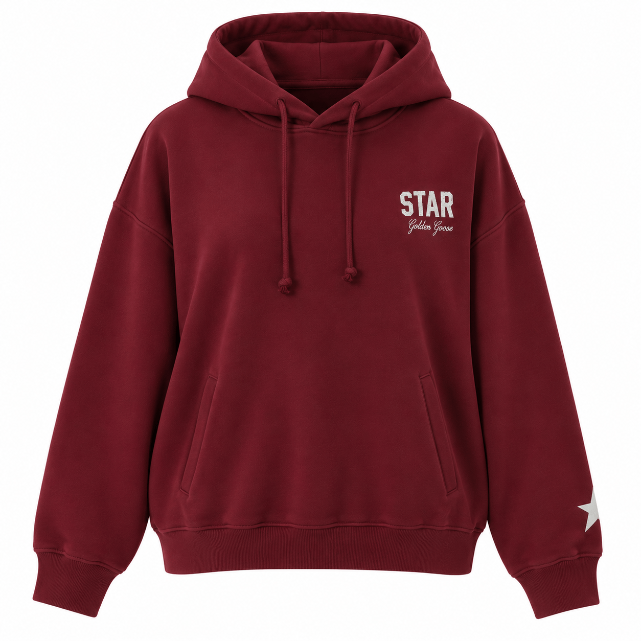 Goose Bordo Kol Detay Premium Sweatshirt