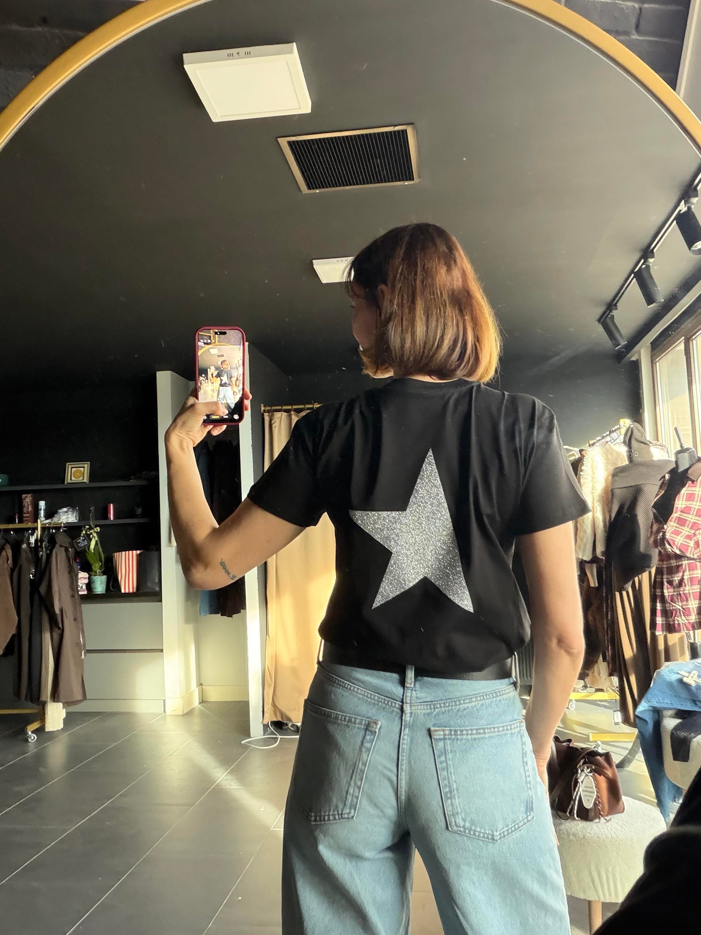 Goose Siyah Tshirt! Star